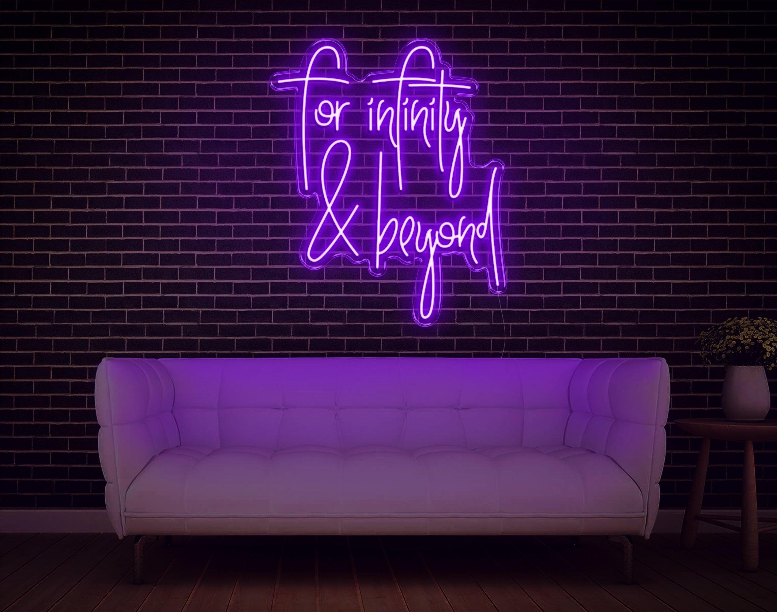 For Infinity And Beyond LED Neon Sign