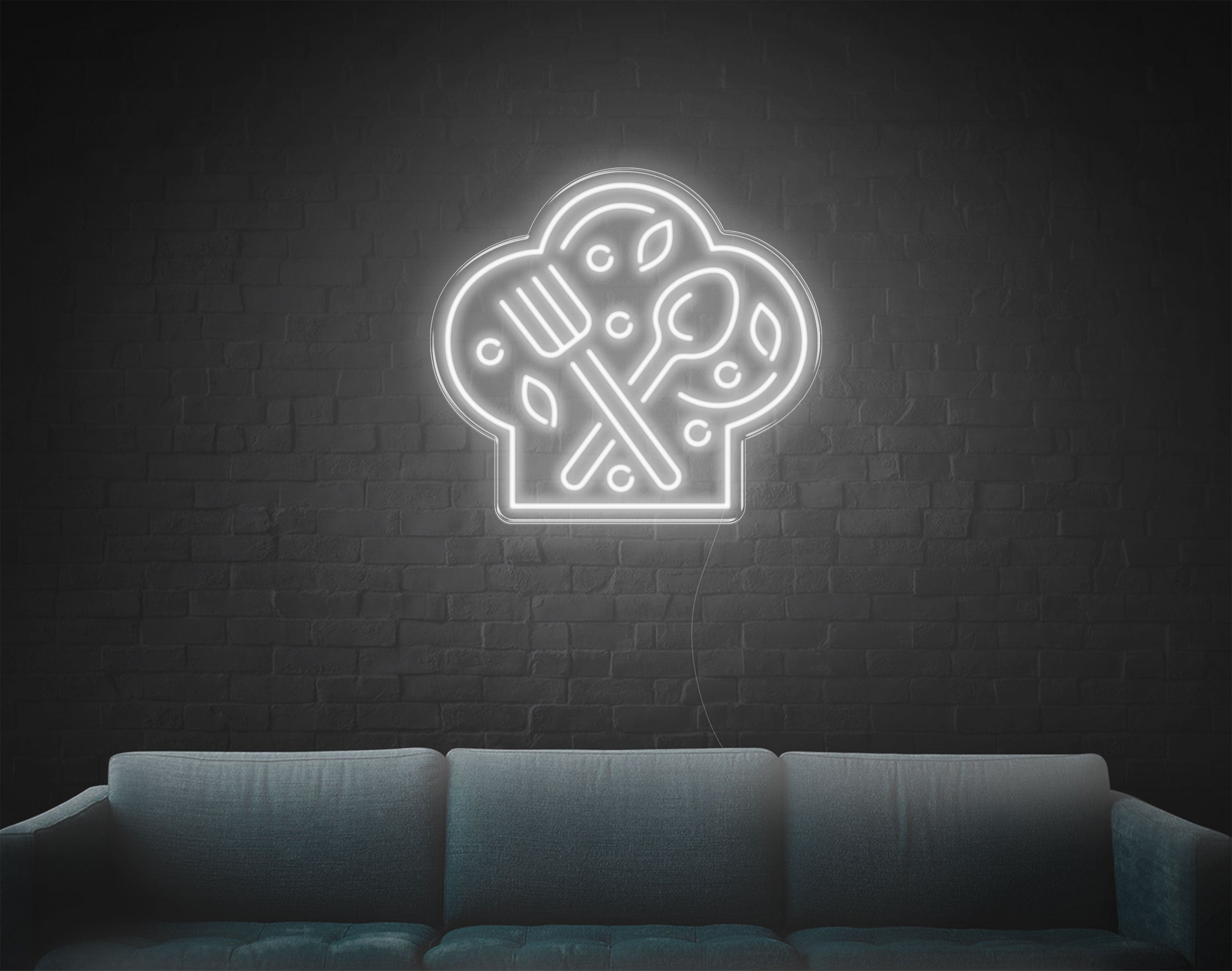 Fork Spoon LED Neon Sign