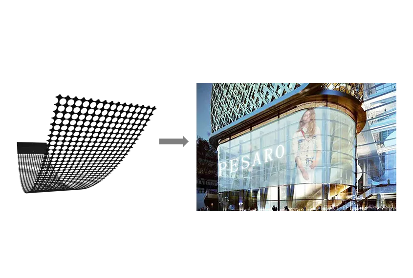 HT Series - High Transparent Glass LED Display