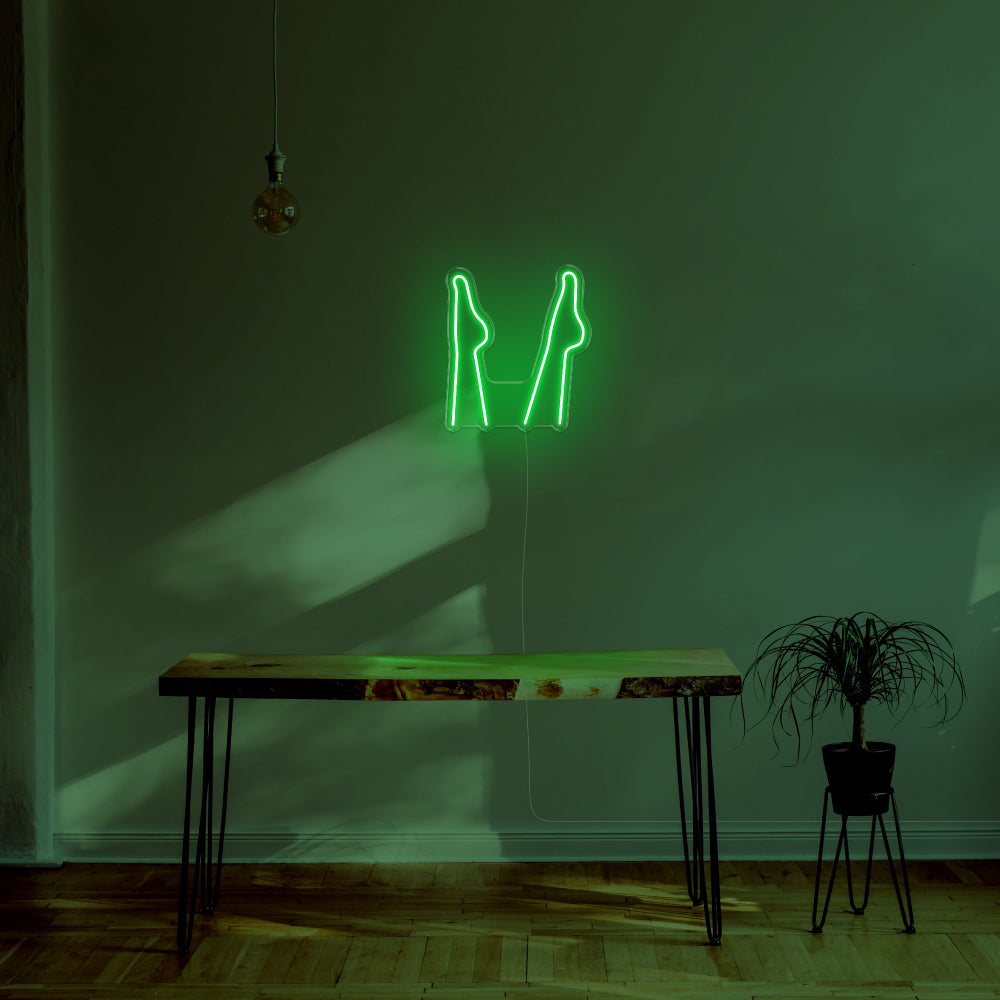 Legs LED Neon Sign