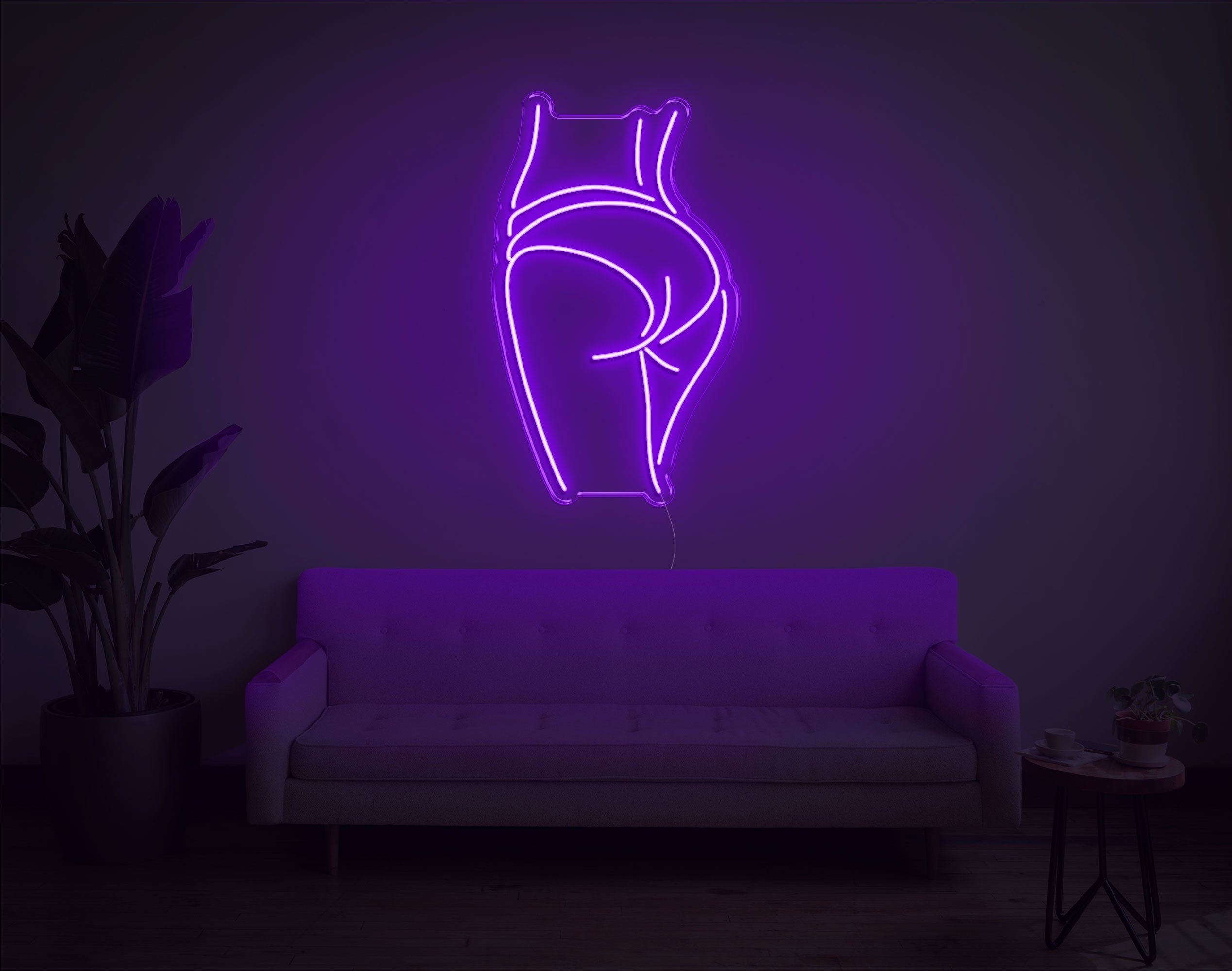 Girl'S Butt LED Neon Sign