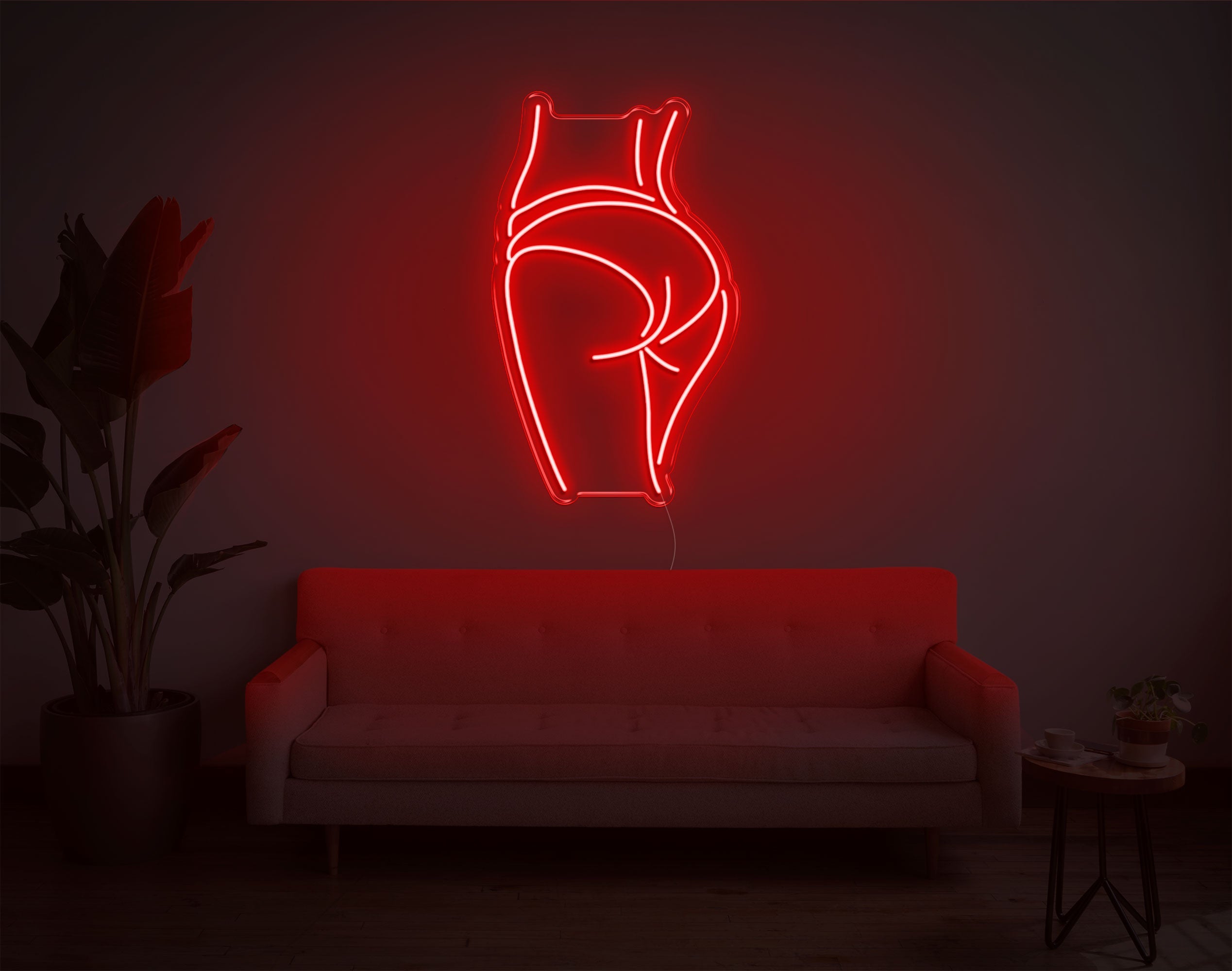 Girl'S Butt LED Neon Sign