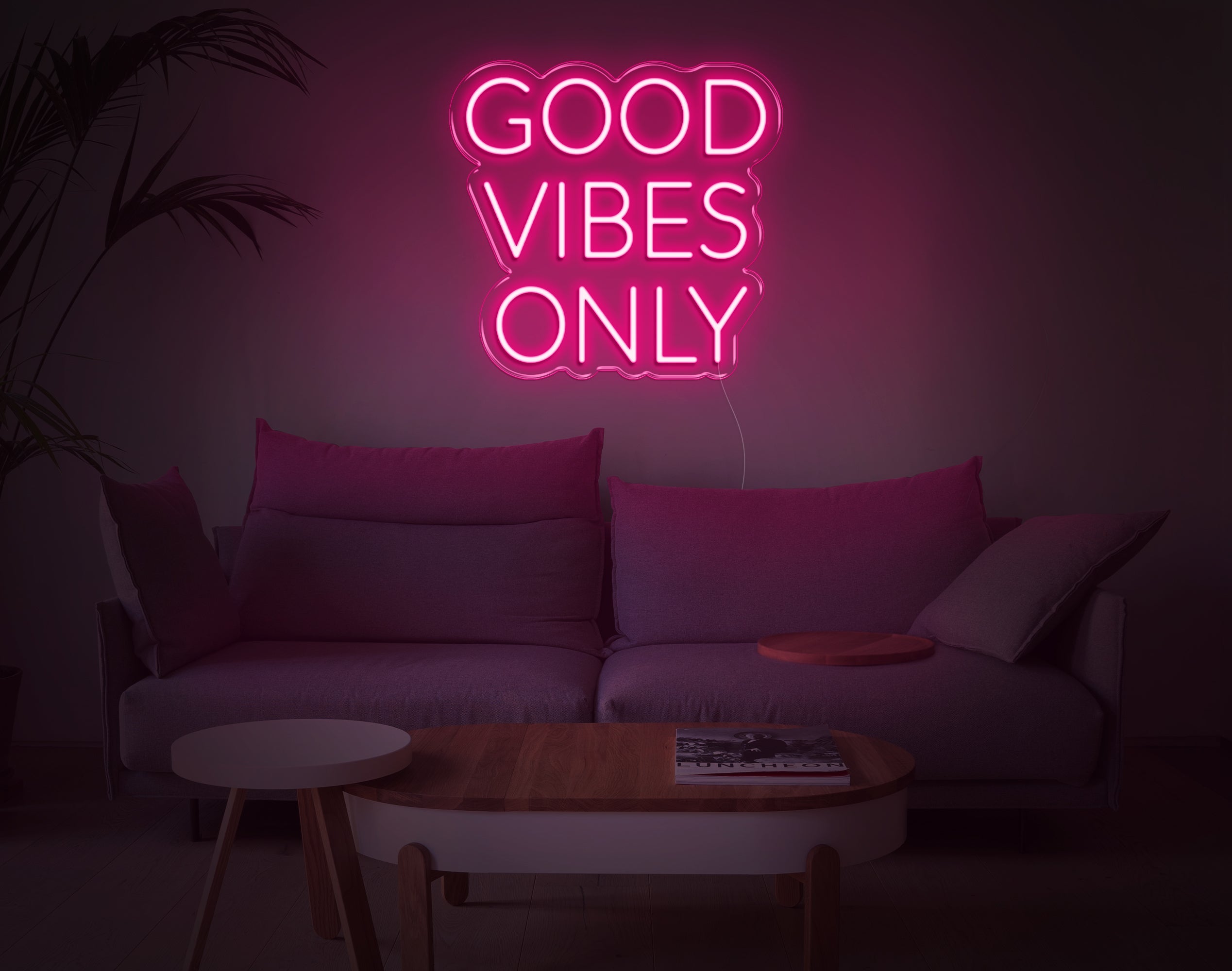 Good Vibes Only V2 LED Neon Sign