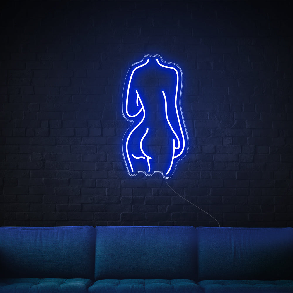 Lady Back LED Neon Sign