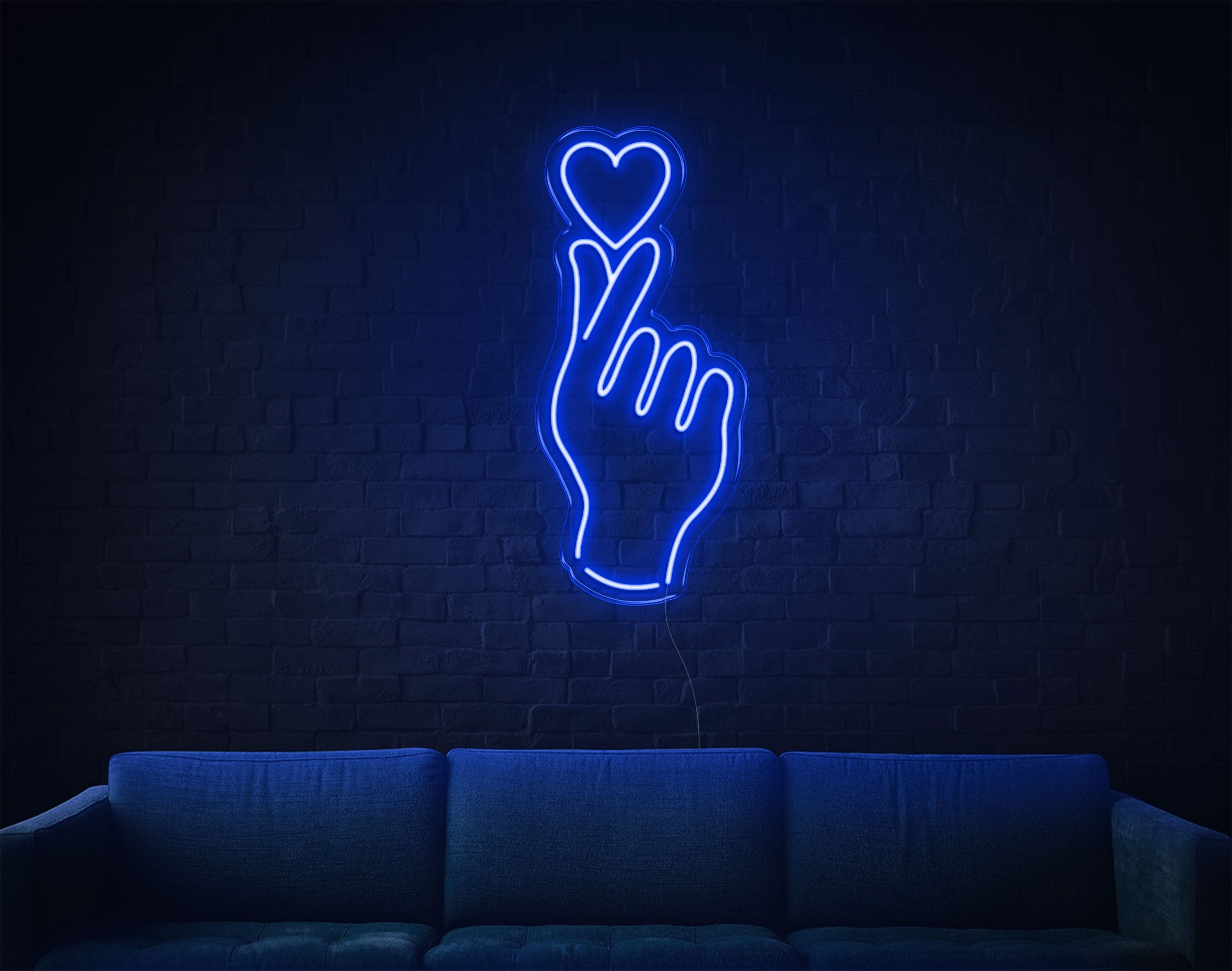 Hand And Heart LED Neon Sign