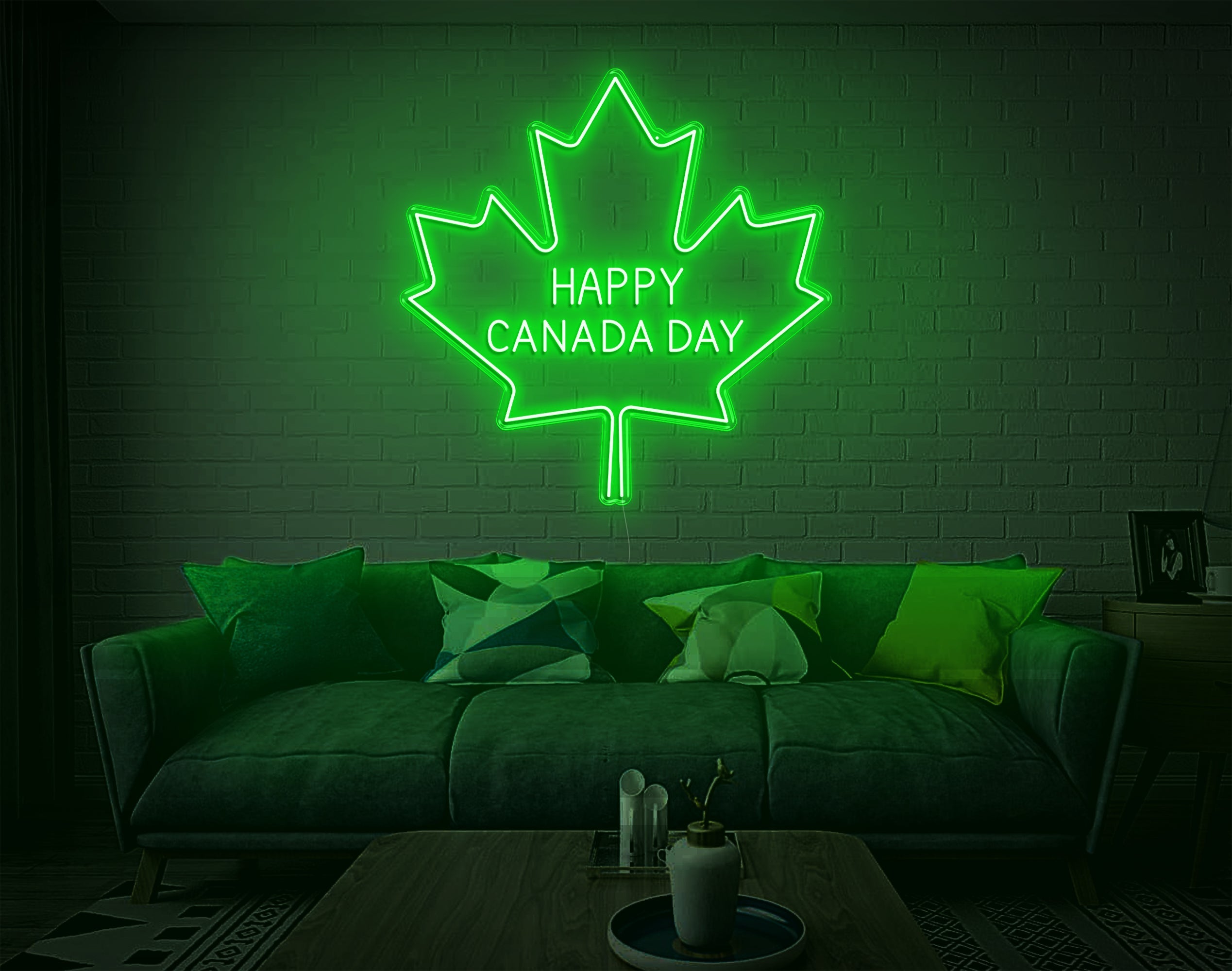 Happy Canada Day LED Neon Sign