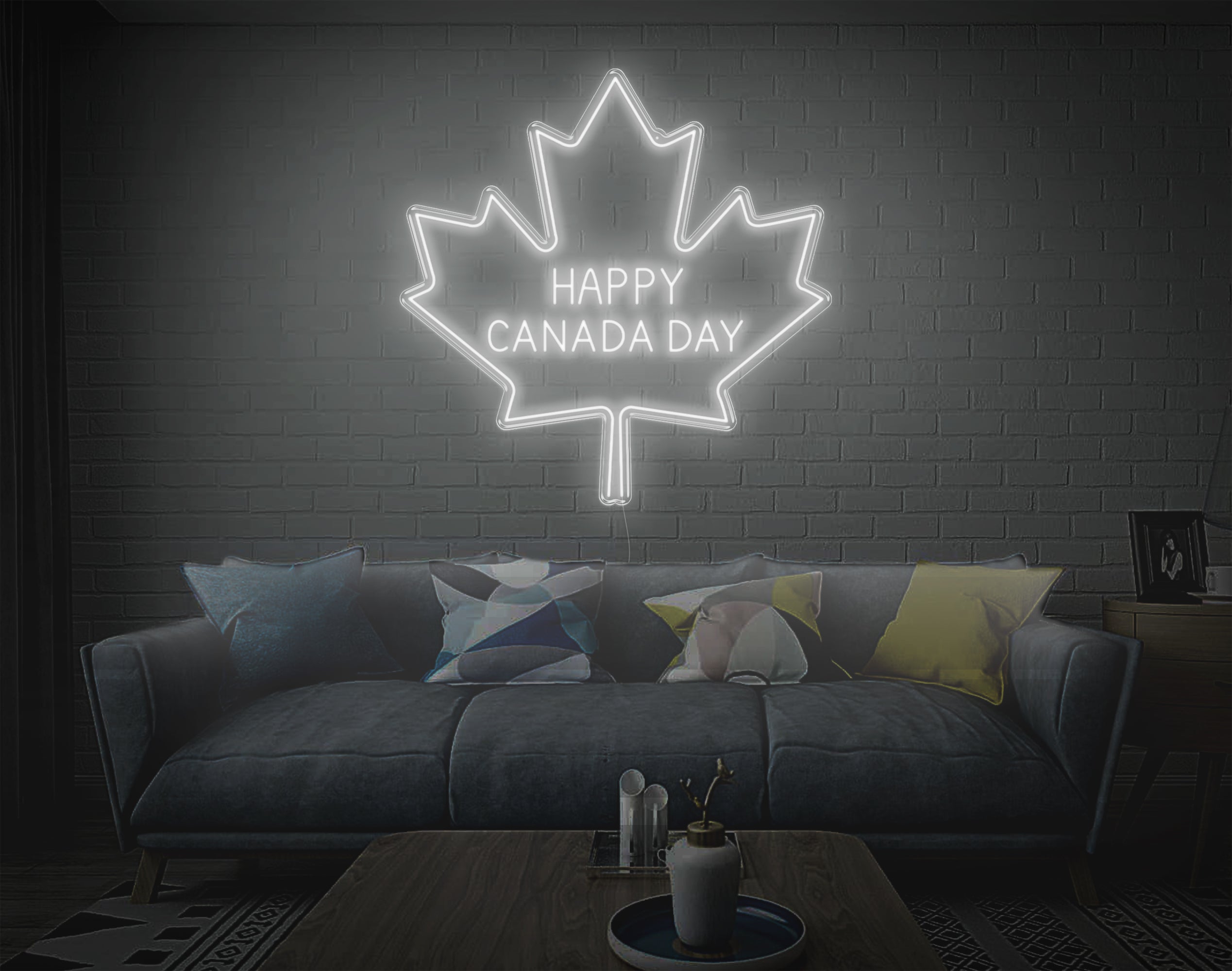 Happy Canada Day LED Neon Sign