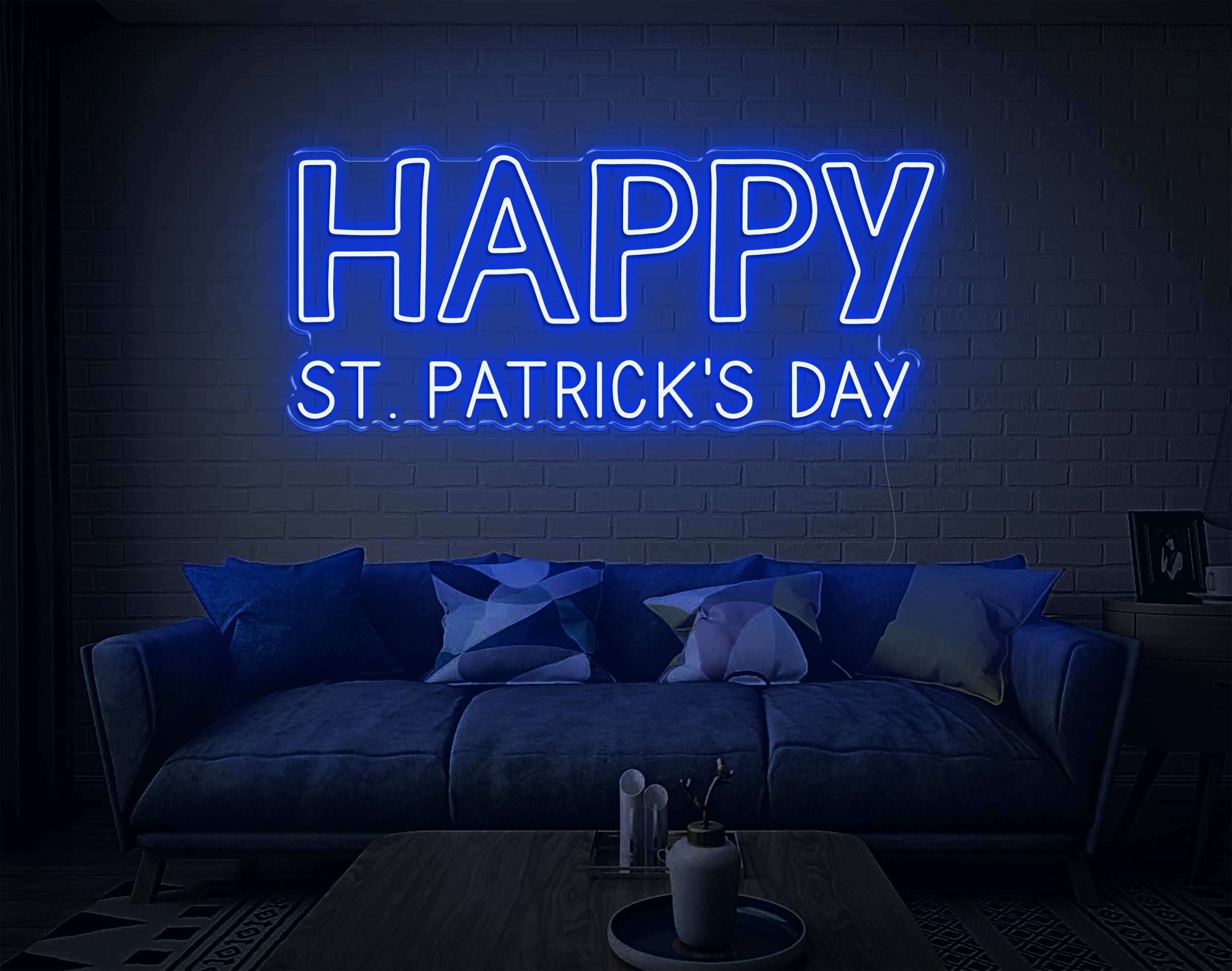 Happy St.Patricks Day LED Neon Sign