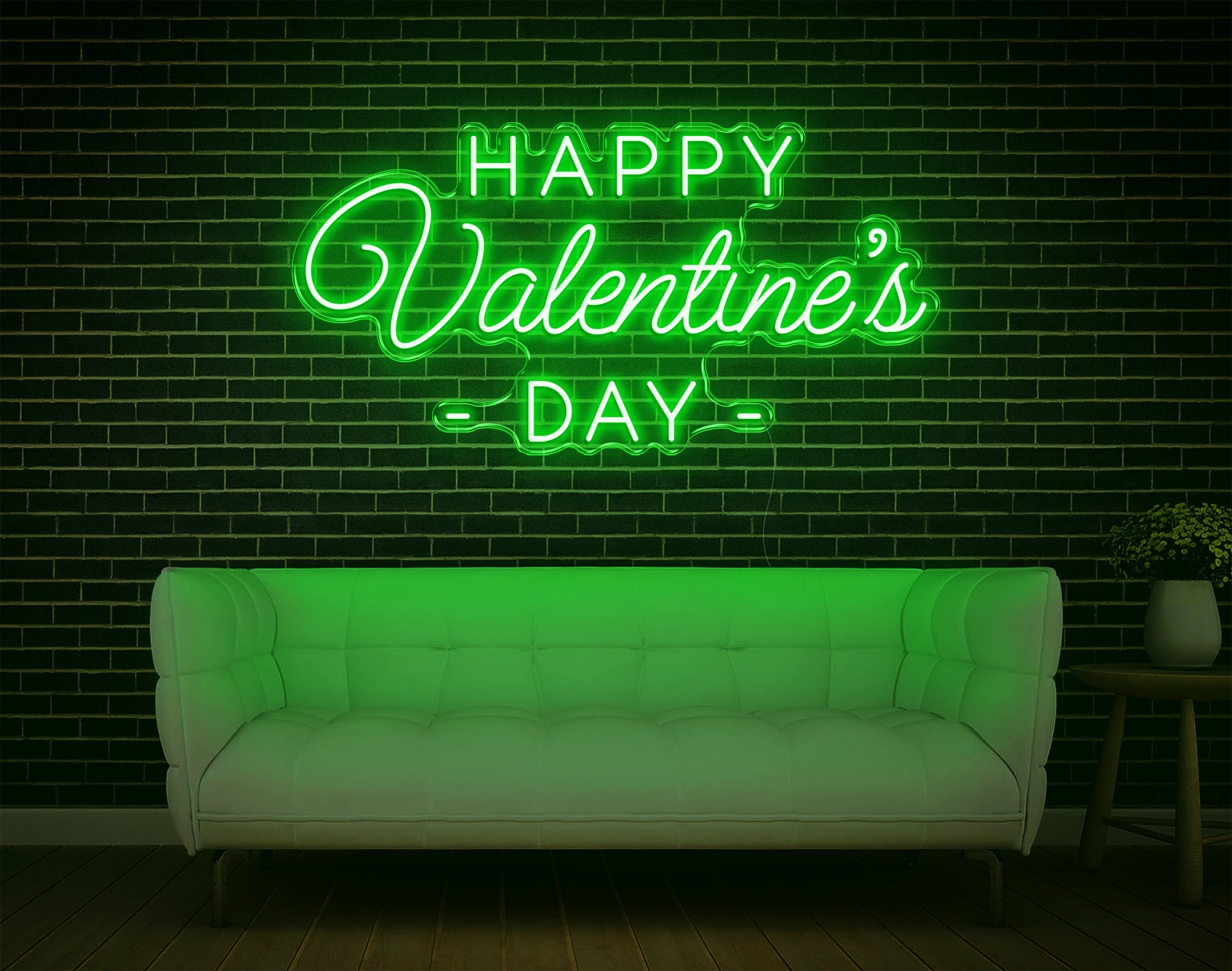 Happy Valentine's Day LED Neon Sign