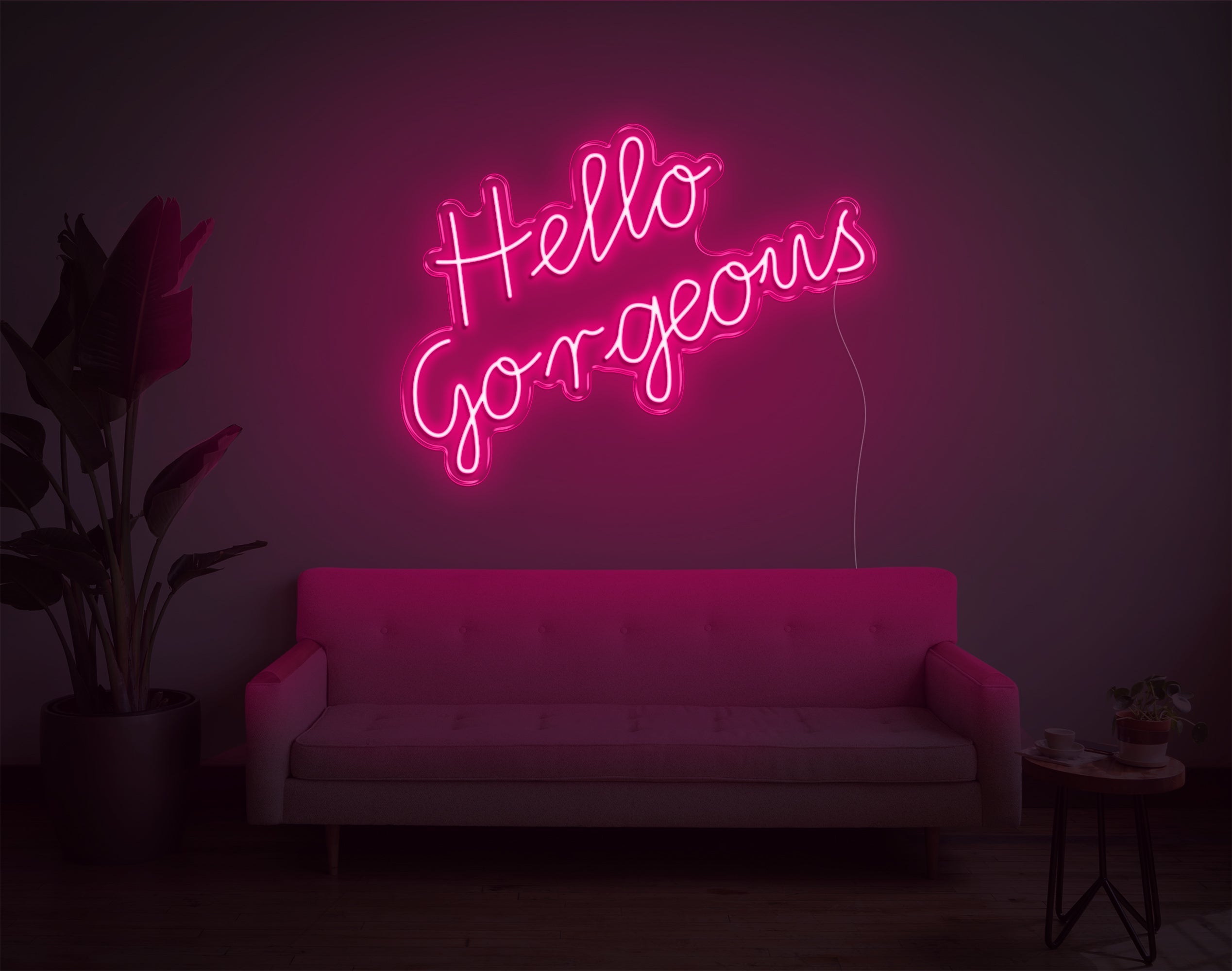 Hello Gorgeous LED Neon Sign