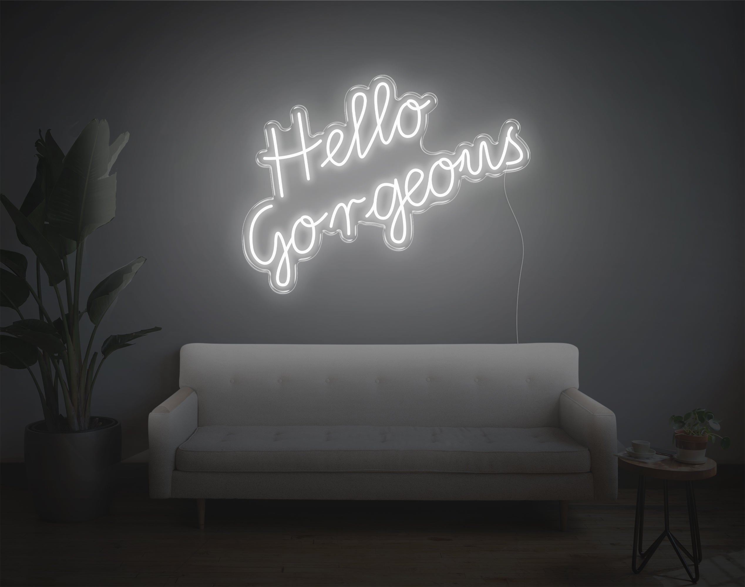 Hello Gorgeous LED Neon Sign