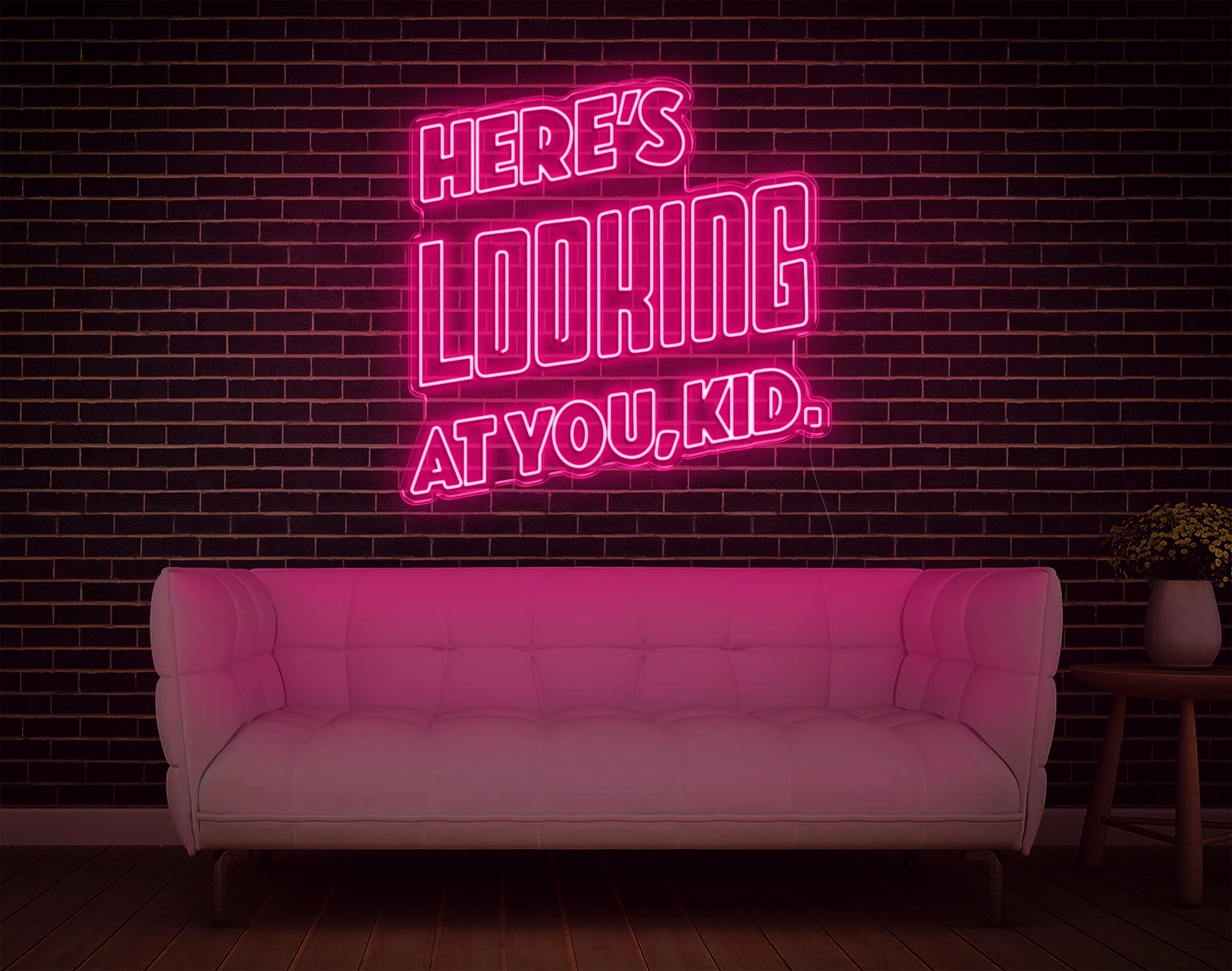 Here'S Looking At You, Kid LED Neon Sign