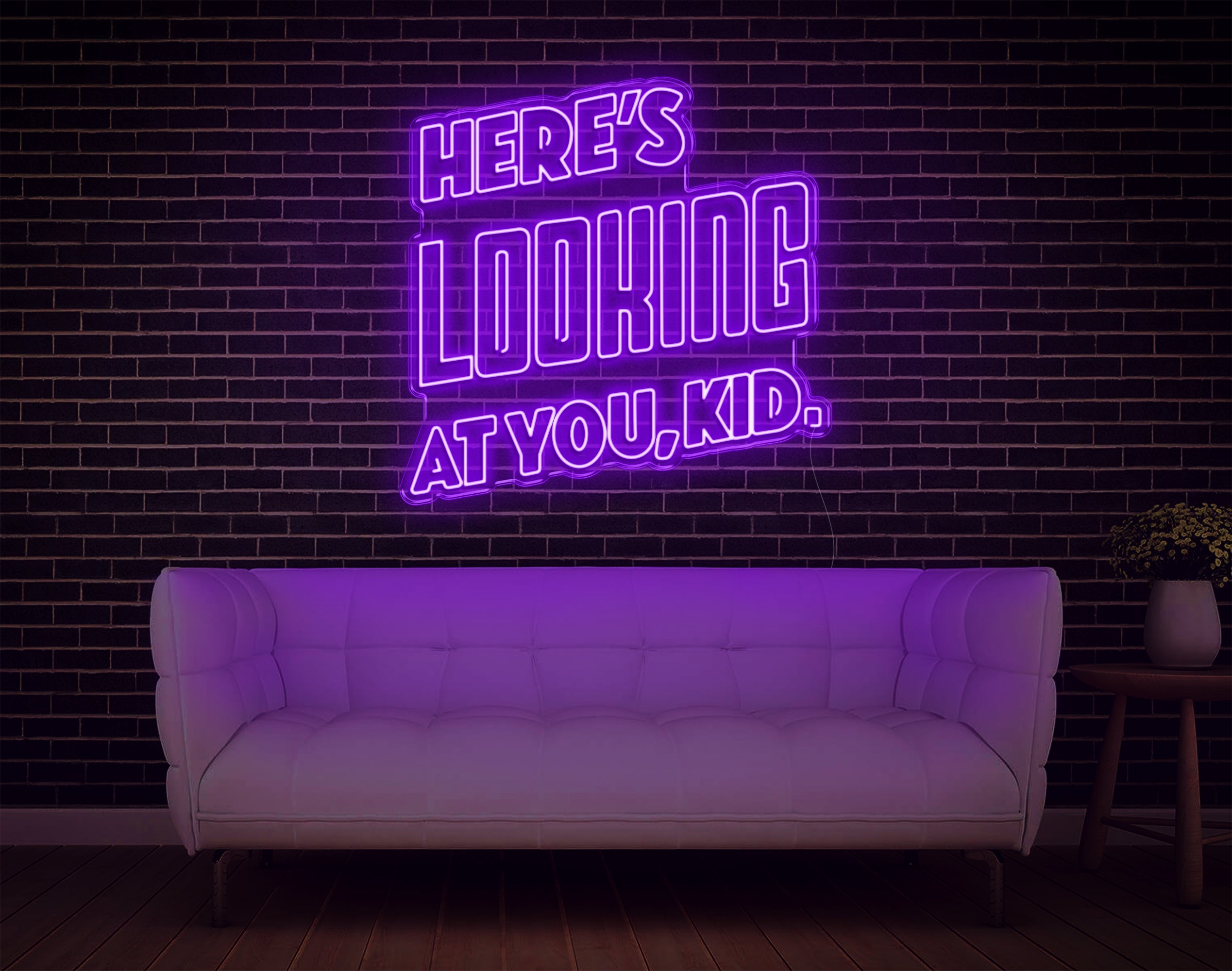 Here'S Looking At You, Kid LED Neon Sign