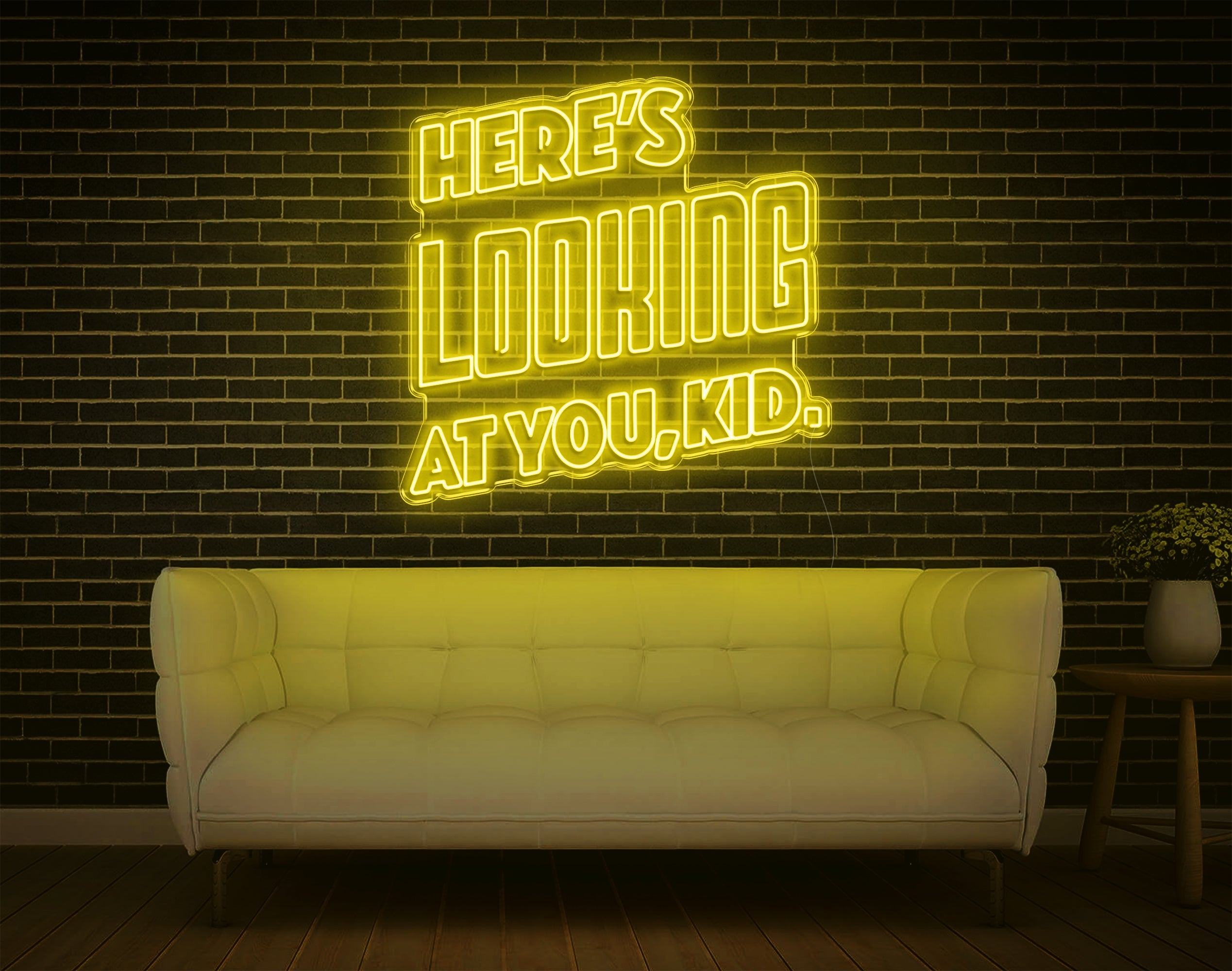 Here'S Looking At You, Kid LED Neon Sign