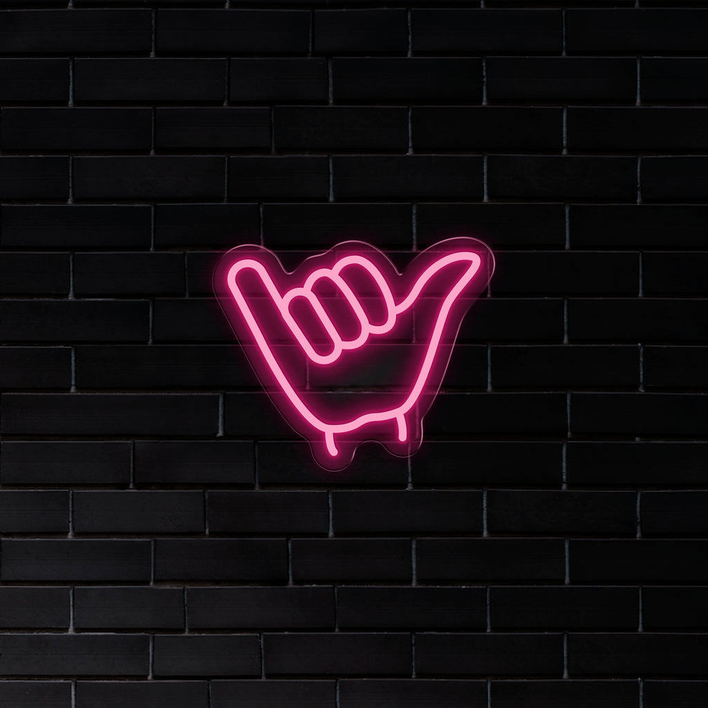 Shaka Mini LED Neon Sign | Fun and Laid-Back Vibes