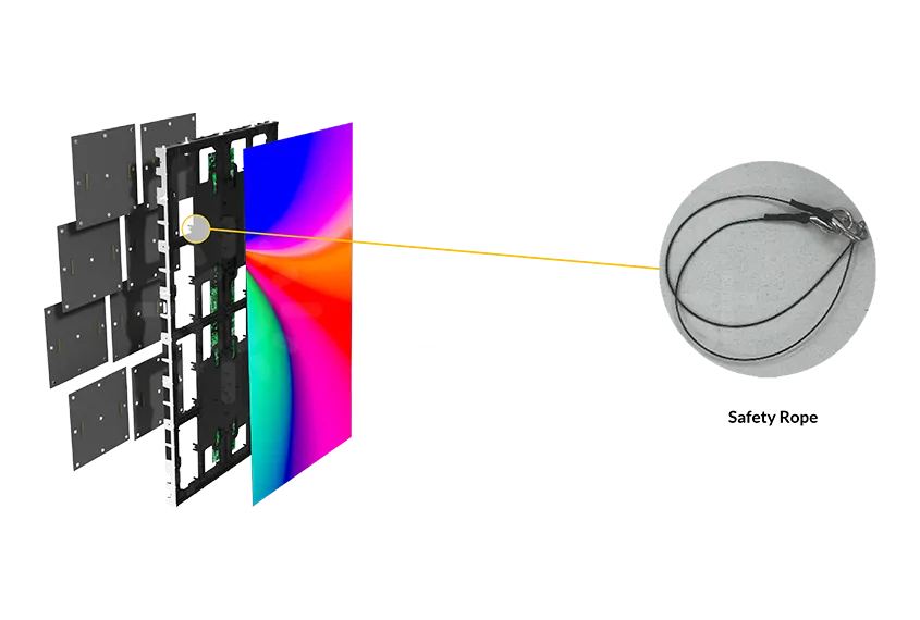 CJ HP Series - Smart Double-Sided Hanging LED Poster
