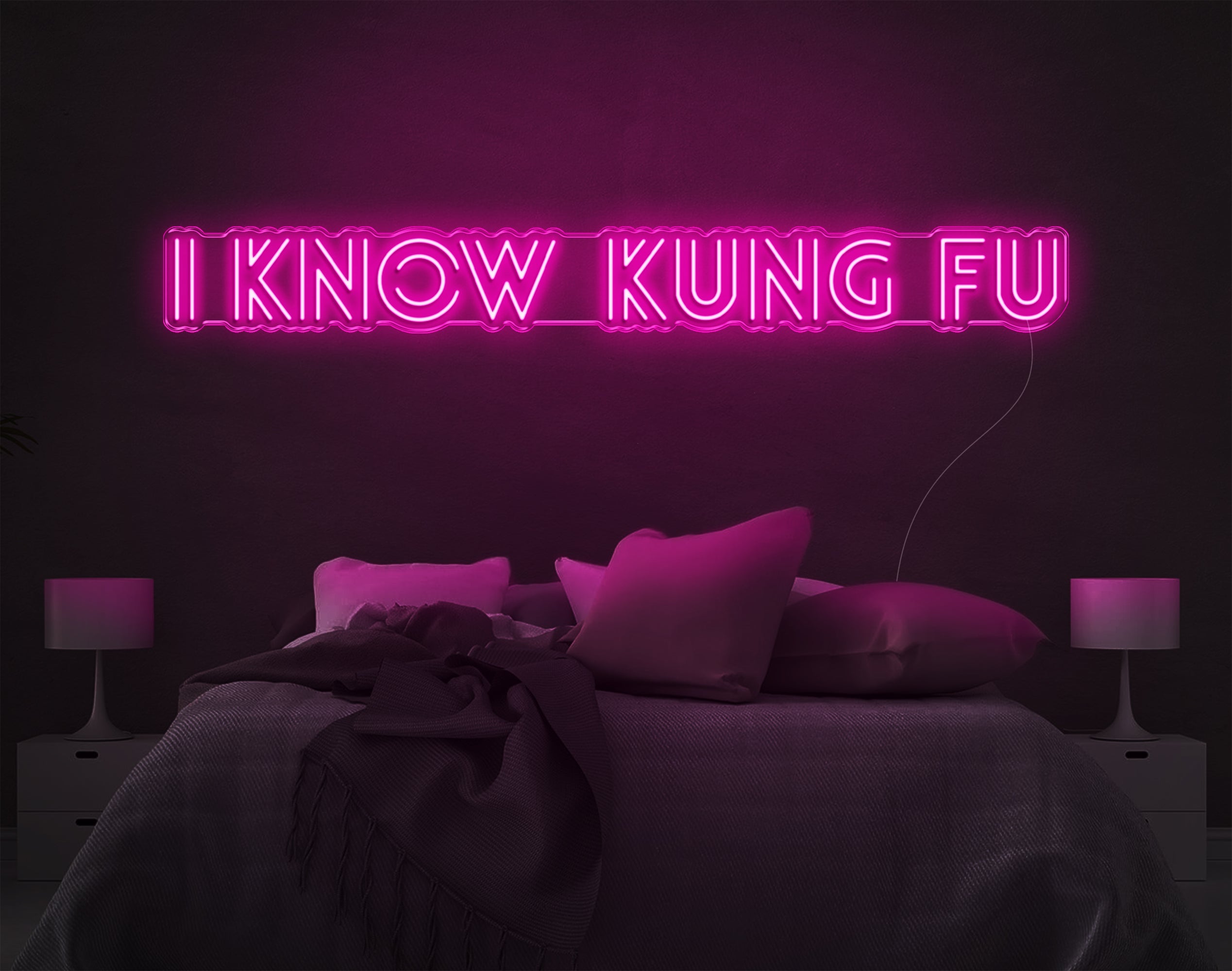 I Know Kung Fu LED Neon Sign