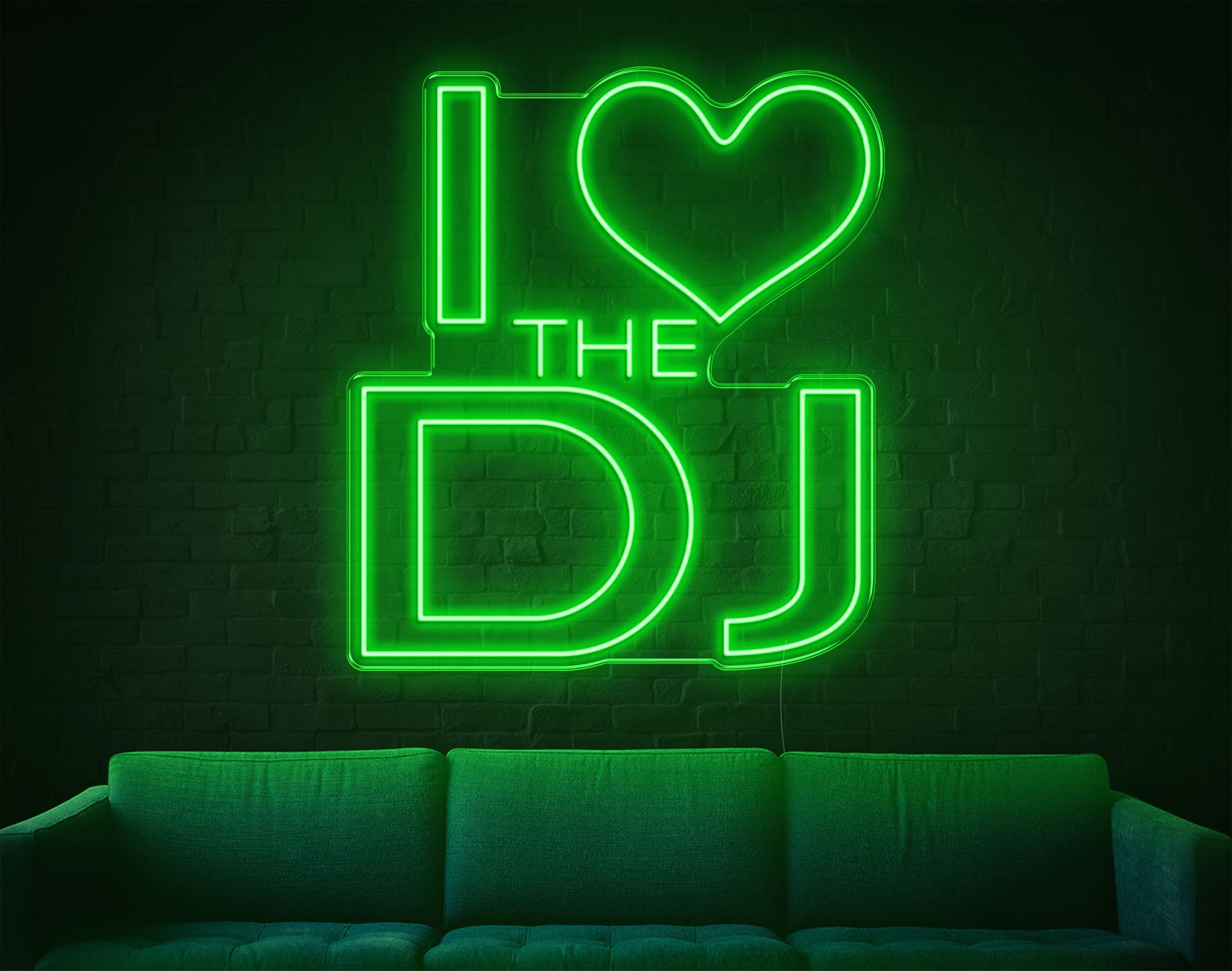 I Love The Dj LED Neon Sign