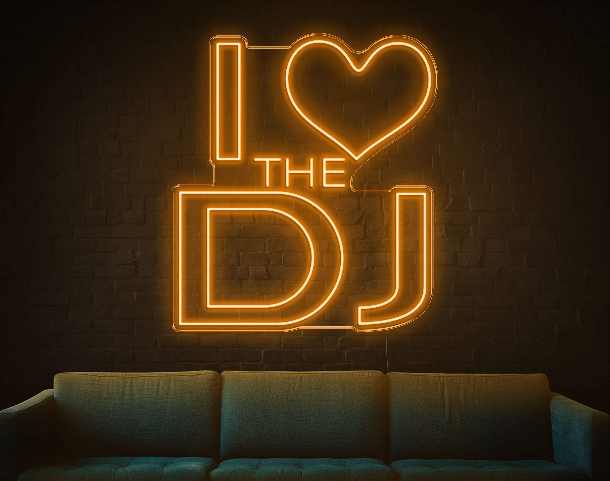 I Love The Dj LED Neon Sign