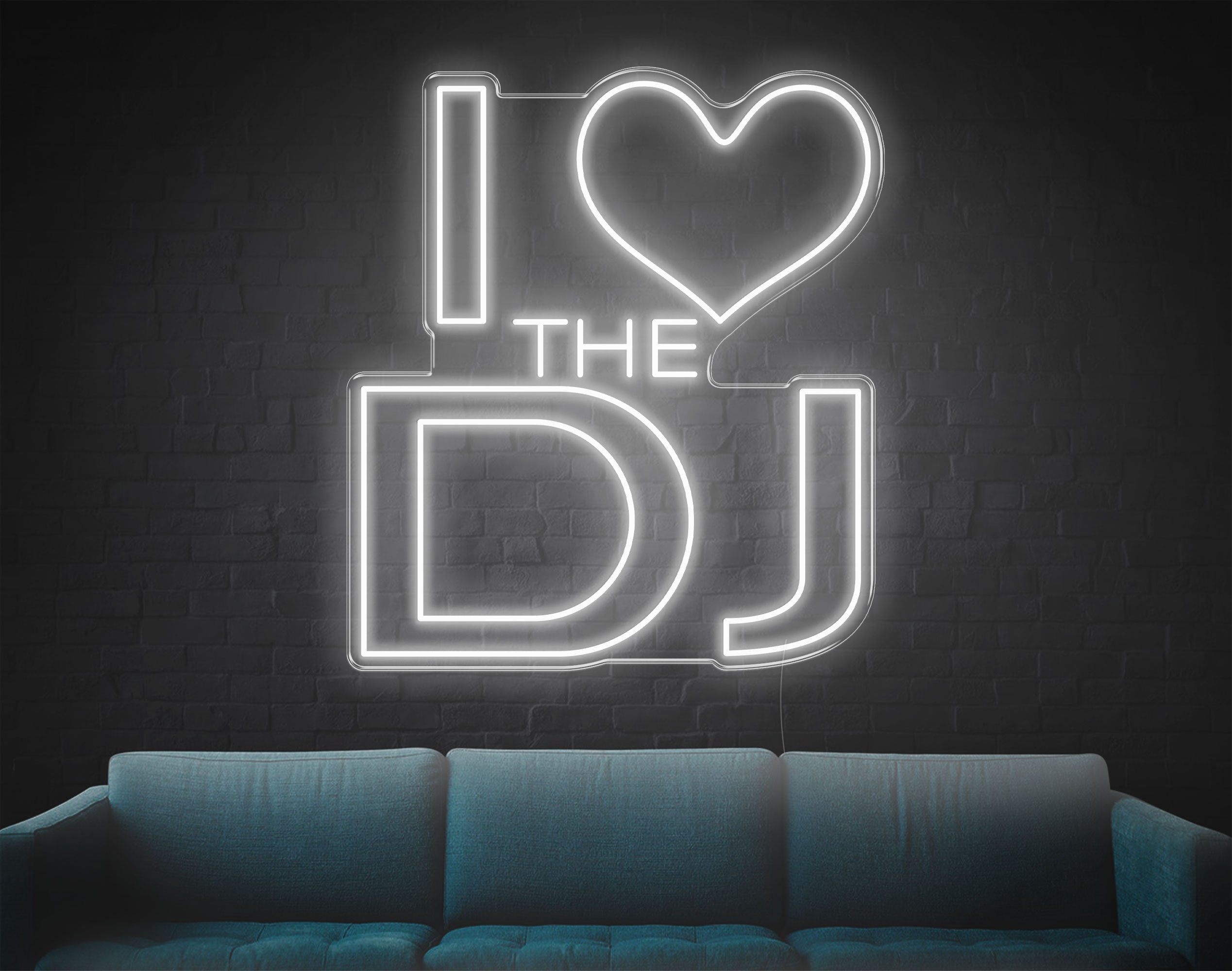 I Love The Dj LED Neon Sign