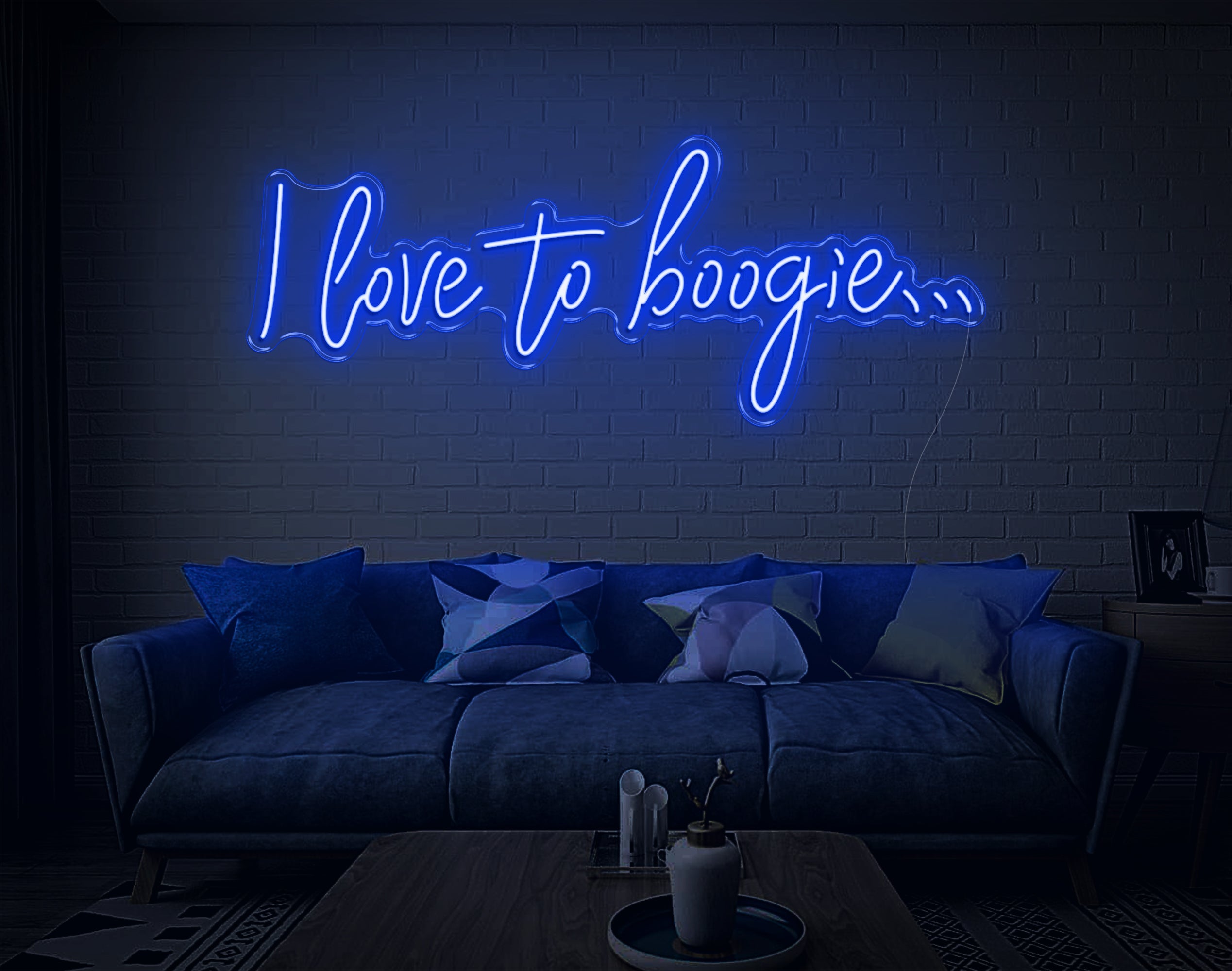 I Love To Boogie LED Neon Sign