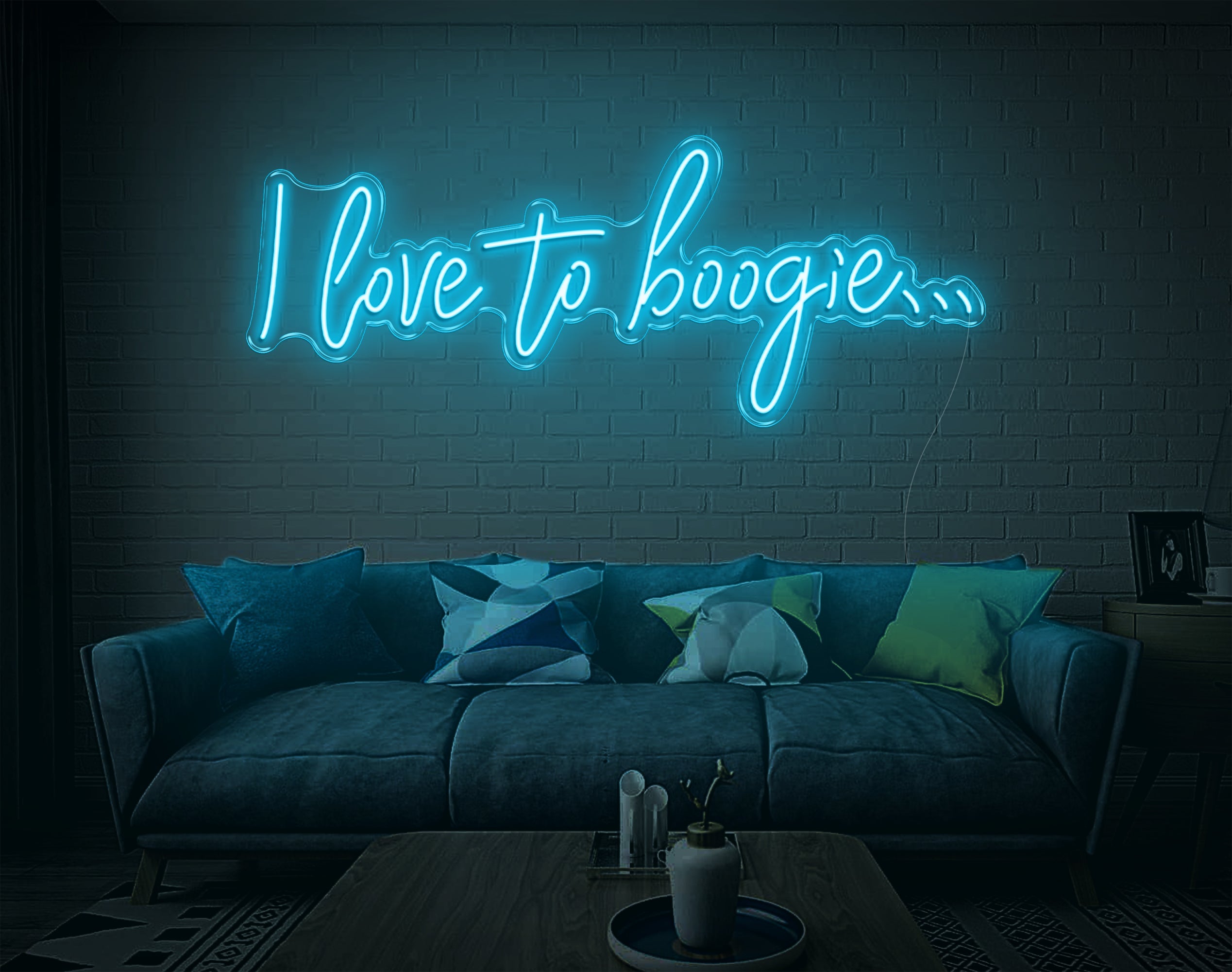 I Love To Boogie LED Neon Sign