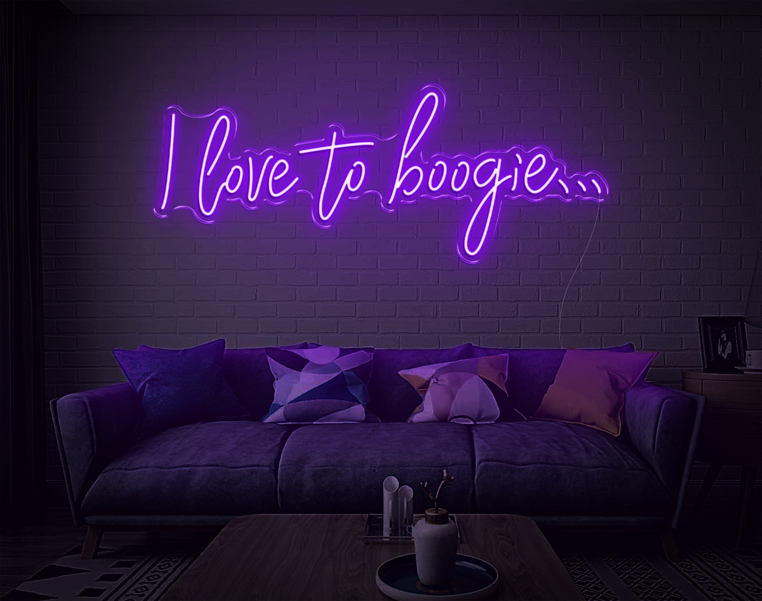 I Love To Boogie LED Neon Sign