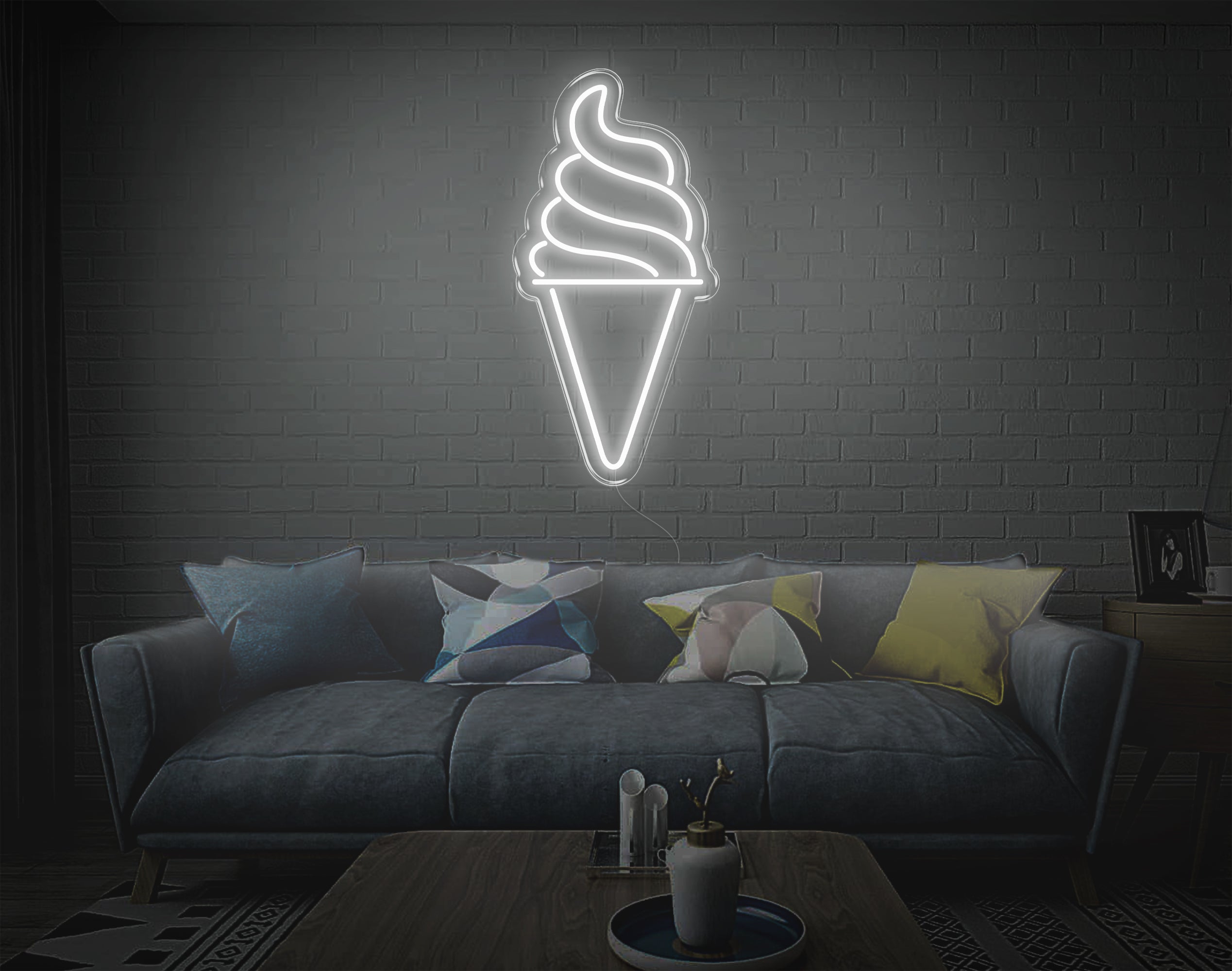 Ice Cream V3 LED Neon Sign