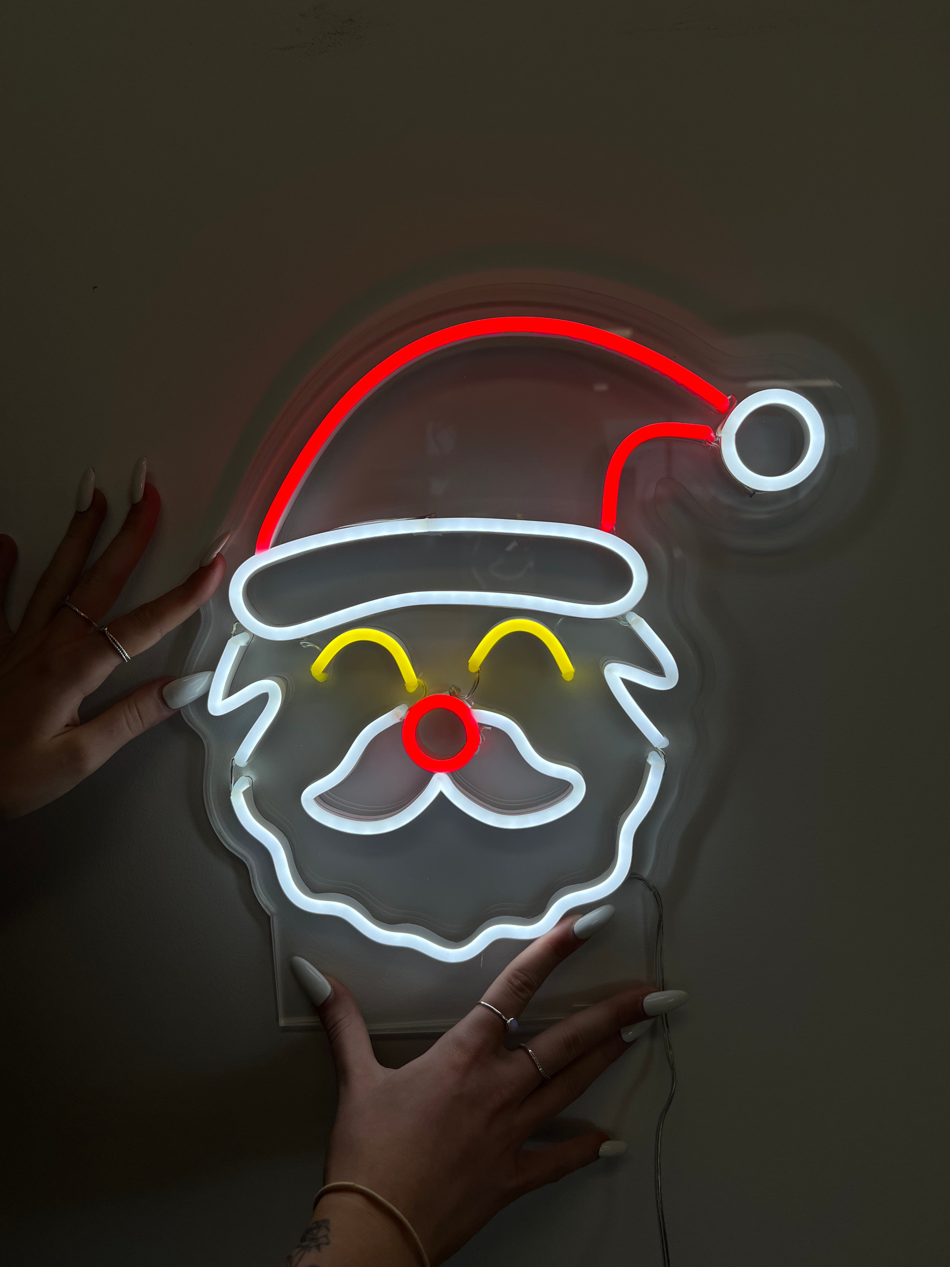 Santa Mini LED Neon Sign