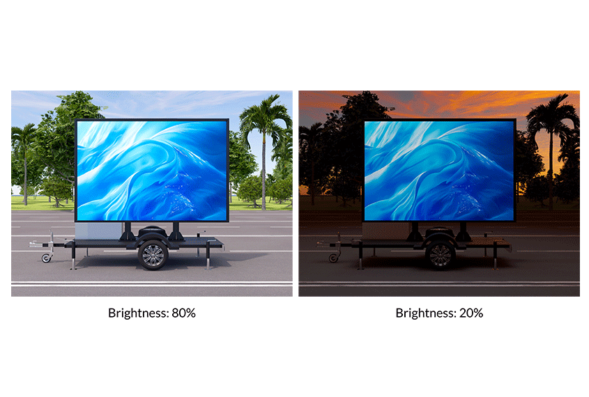 Trailer LED - Mobile Trailer LED Billboards