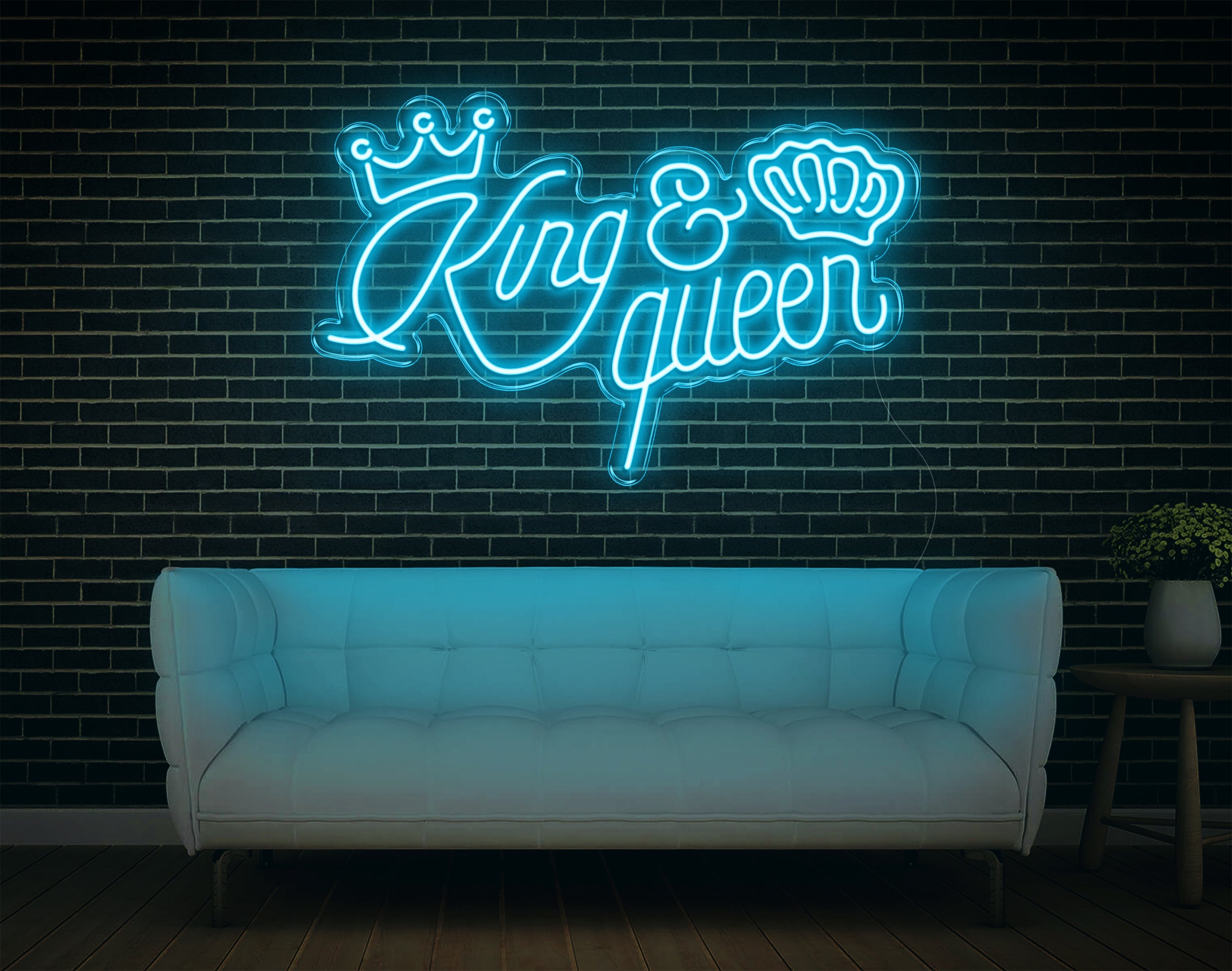 King & Queen LED Neon Sign