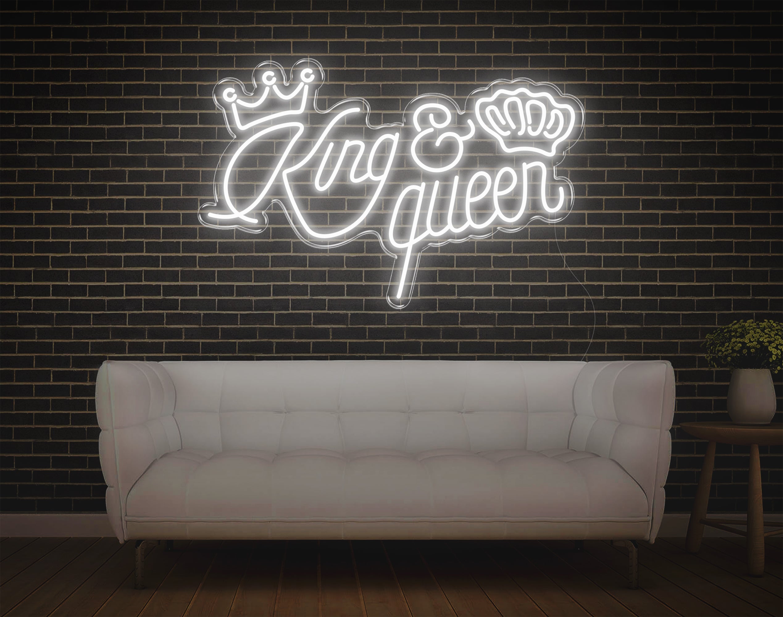 King & Queen LED Neon Sign