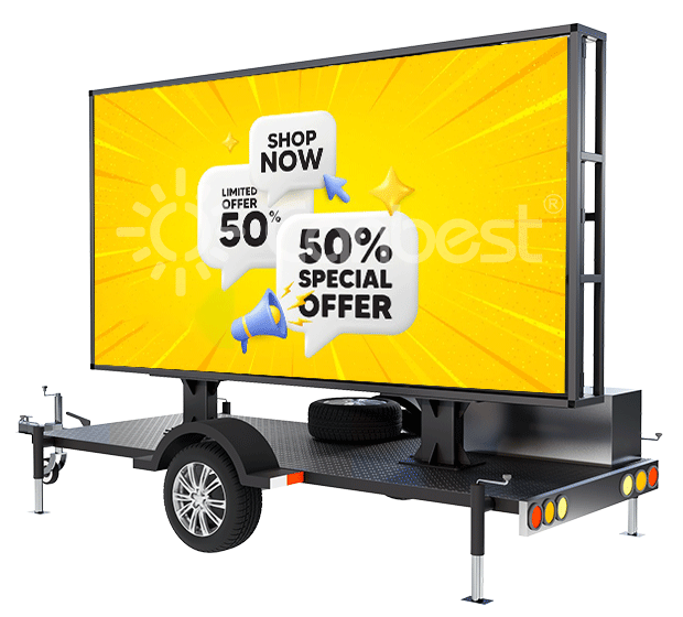 Trailer LED - Mobile Trailer LED Billboards