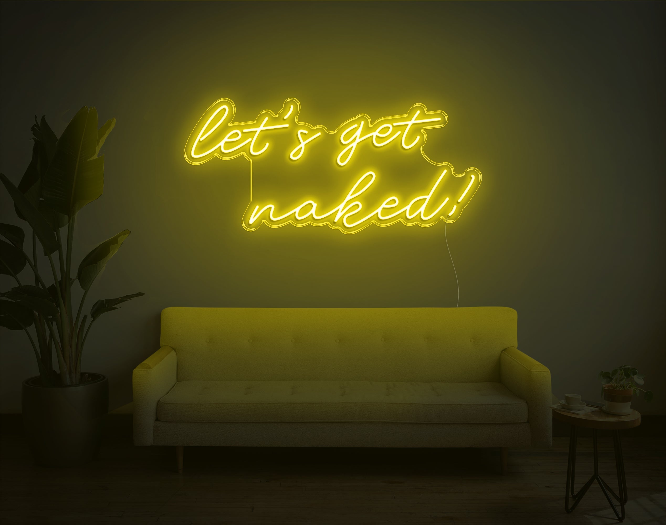 Let's Get Naked! LED Neon Sign