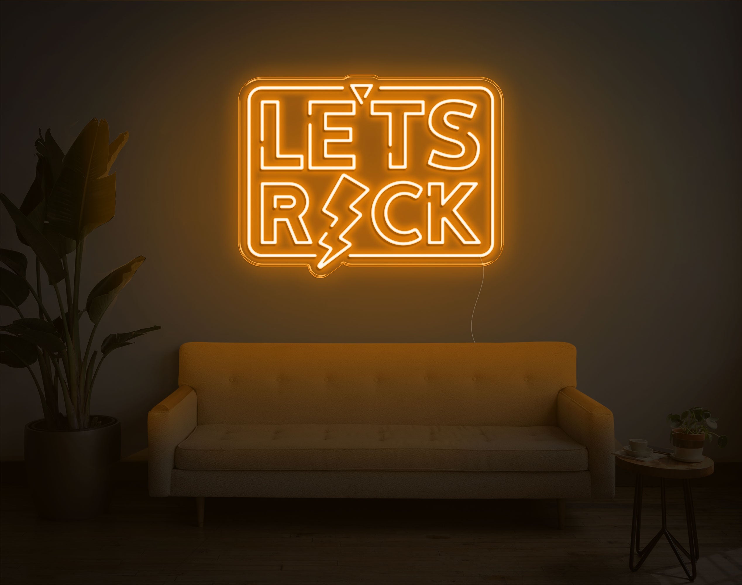 Let's Ricks LED Neon Sign