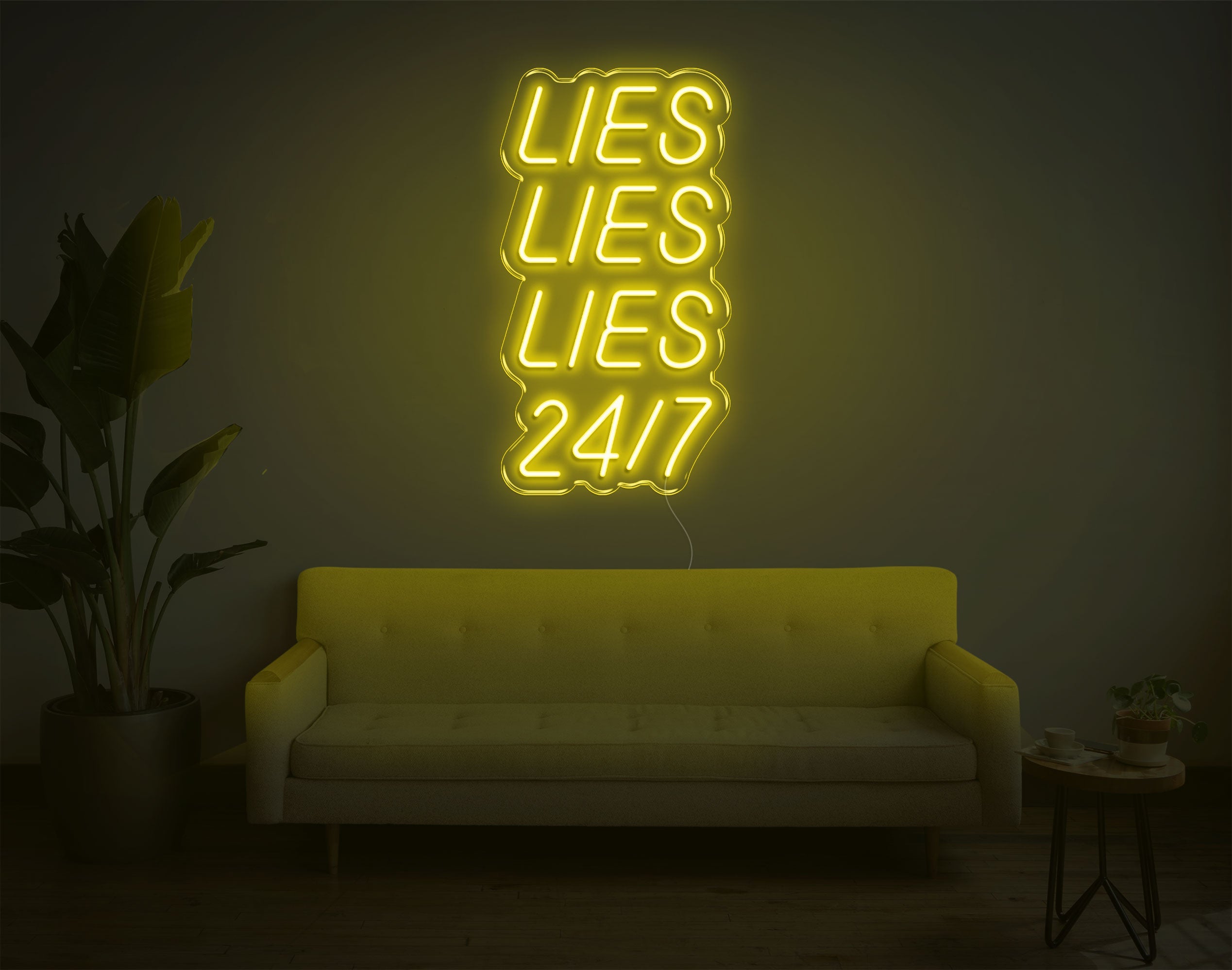 Lies Lies Lies LED Neon Sign