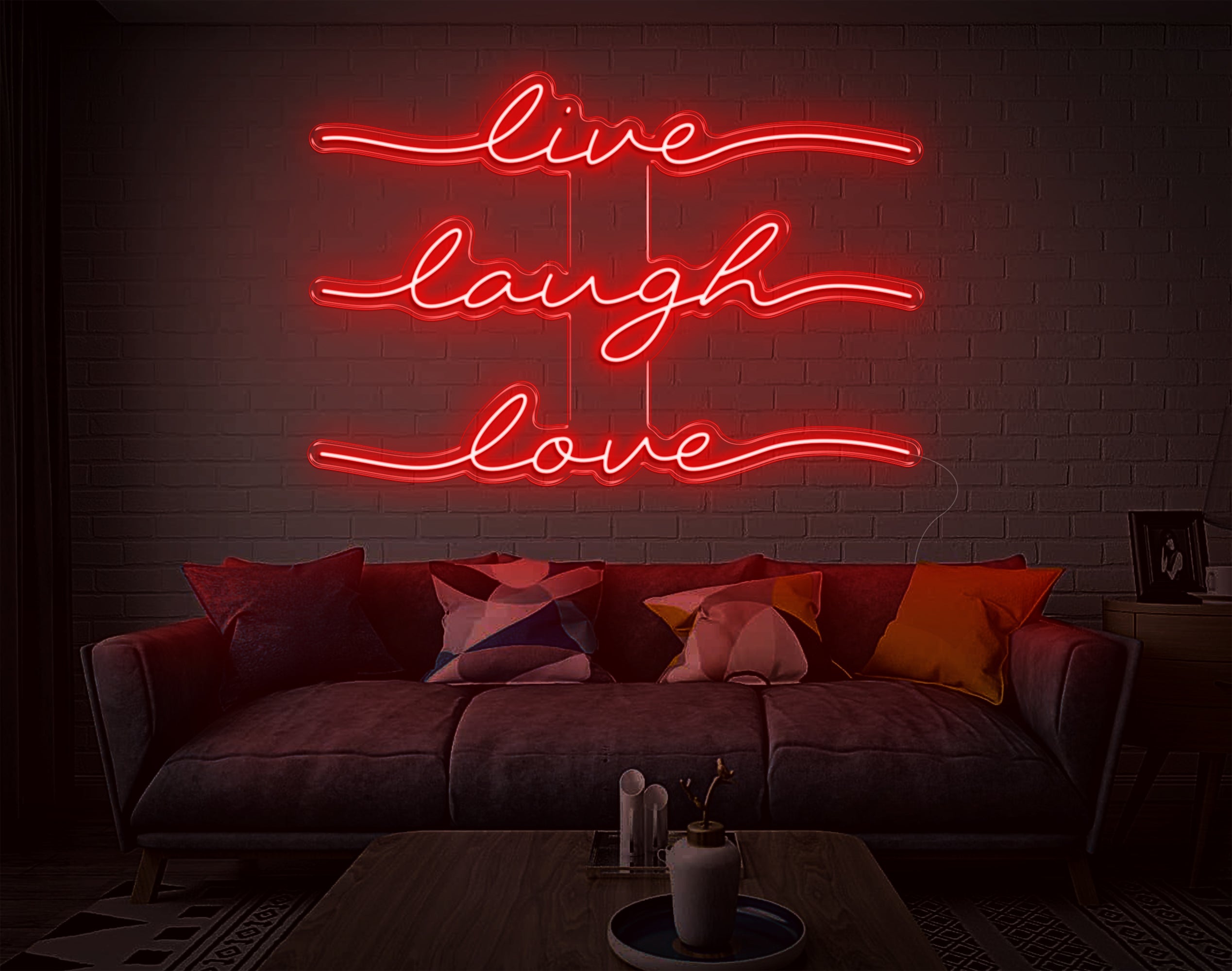 Live Laugh Love LED Neon Sign