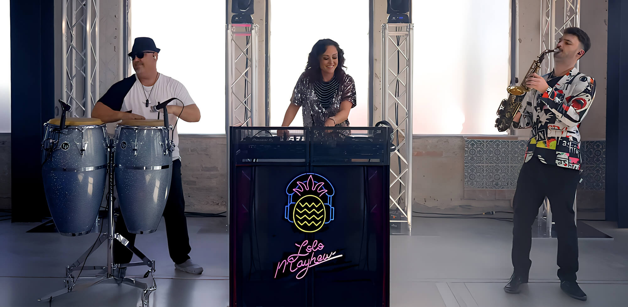 DJ LAUREN MAYHEW'S CUSTOM LED BRAND STATEMENT