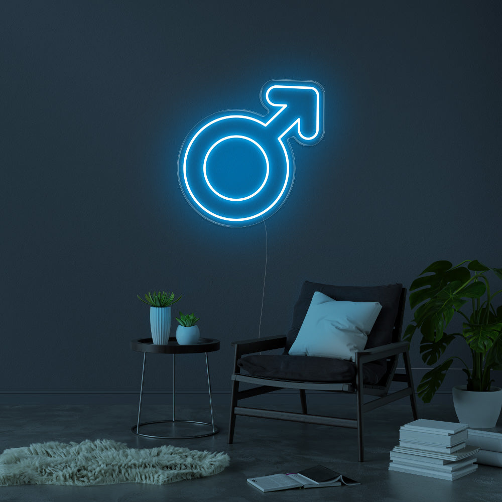 Male LED Neon Sign