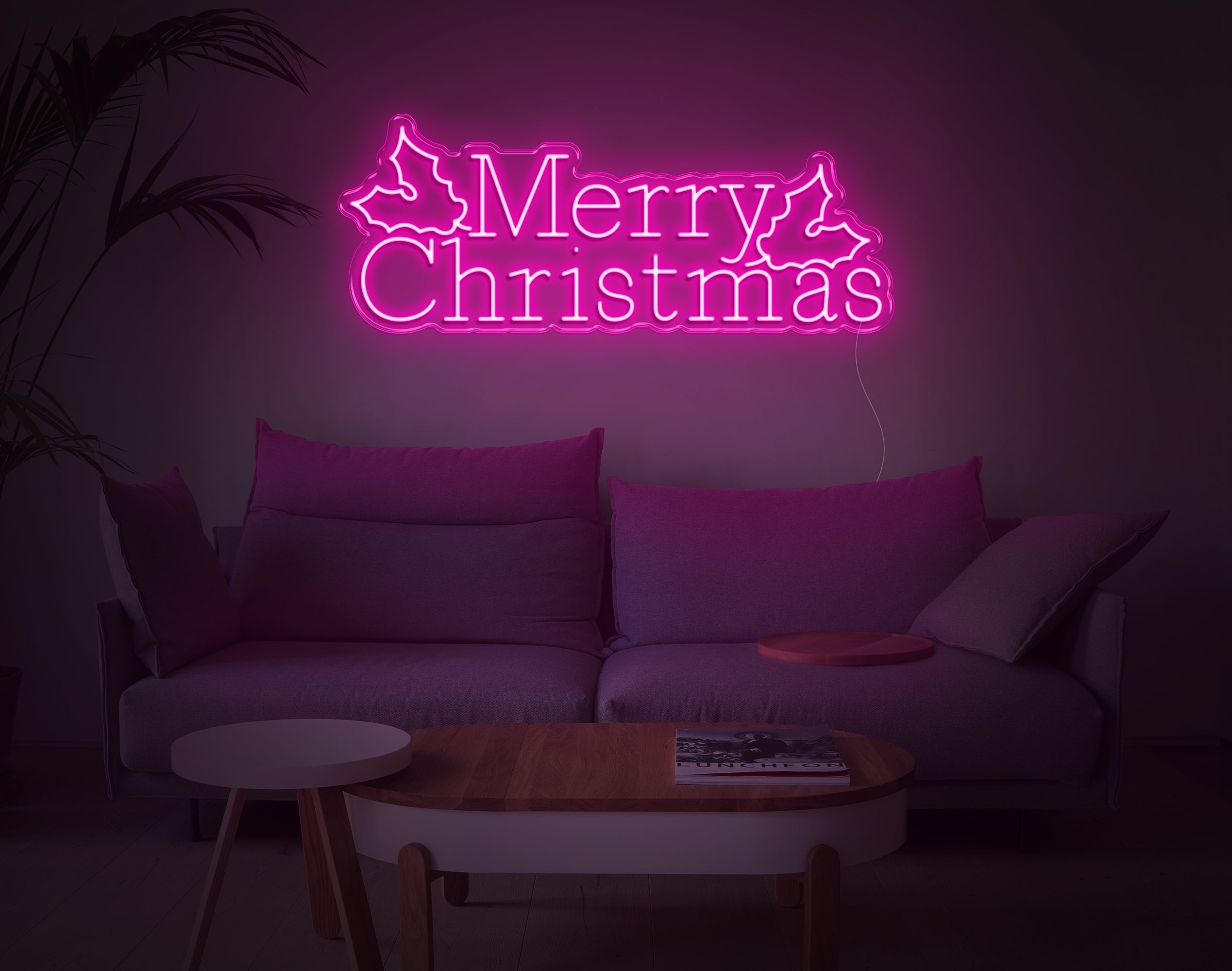 Merry Christmas V1 LED Neon Sign