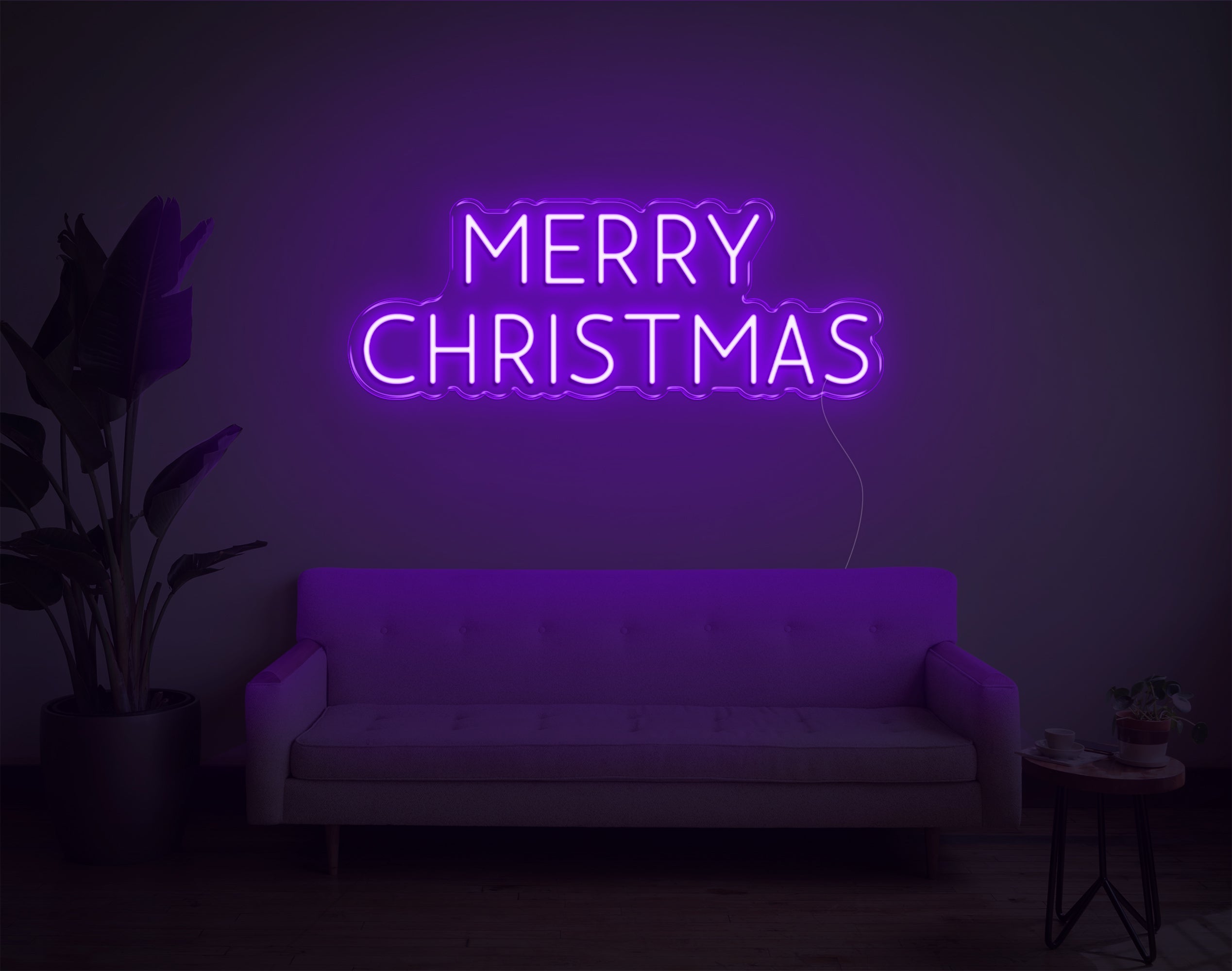 Merry Christmas V2 LED Neon Sign