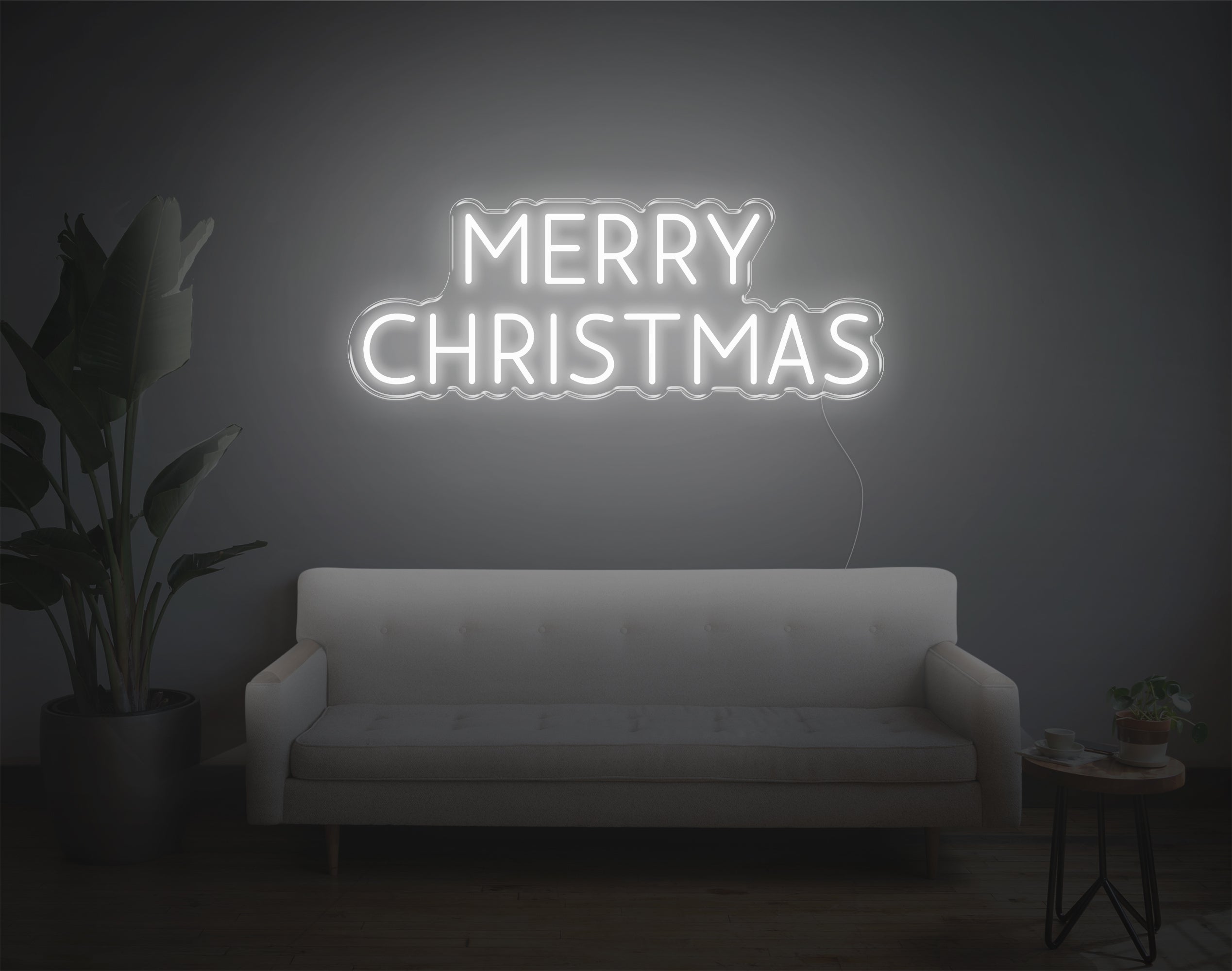 Merry Christmas V2 LED Neon Sign