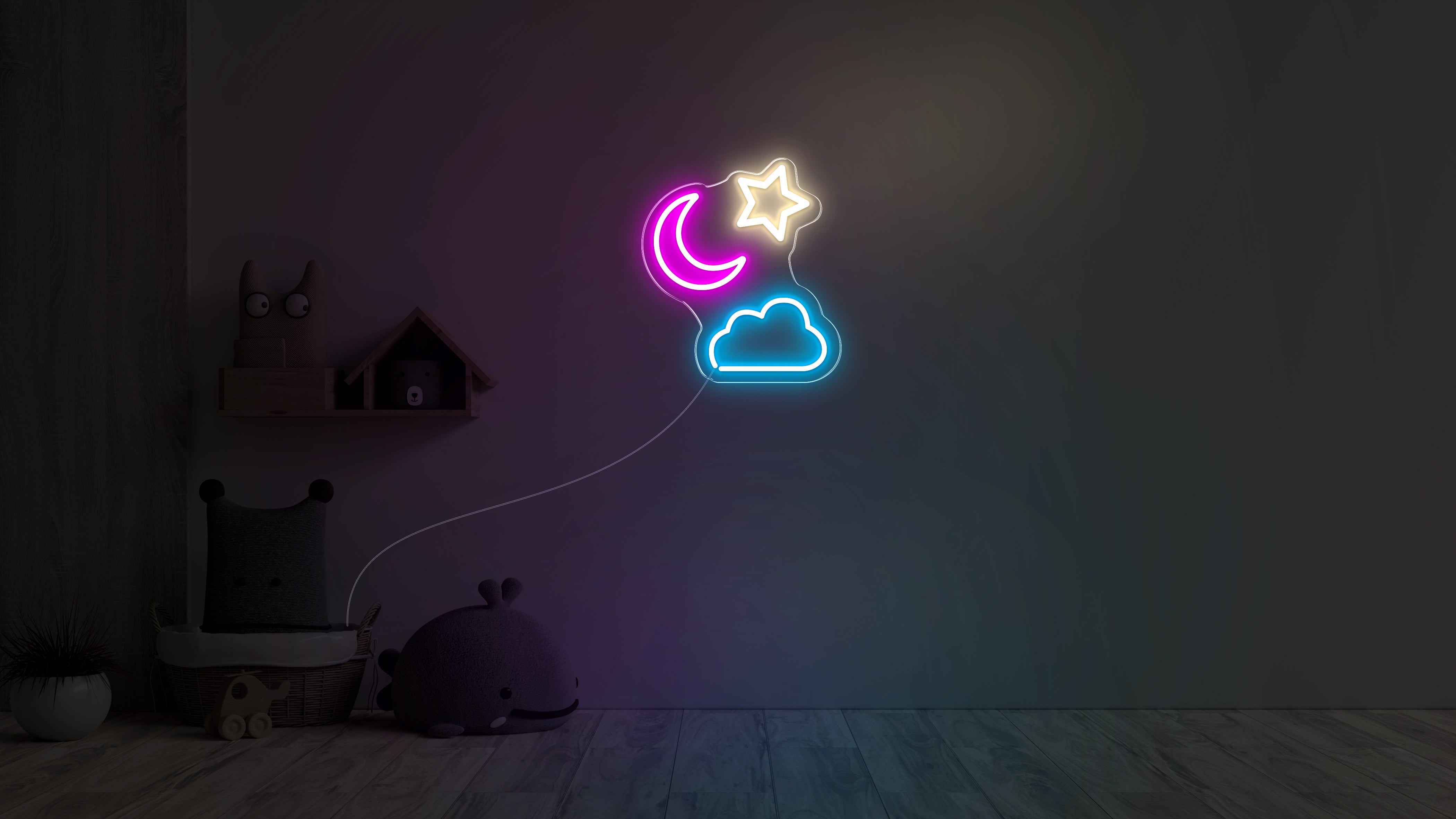 Mini Space Sky LED neon sign