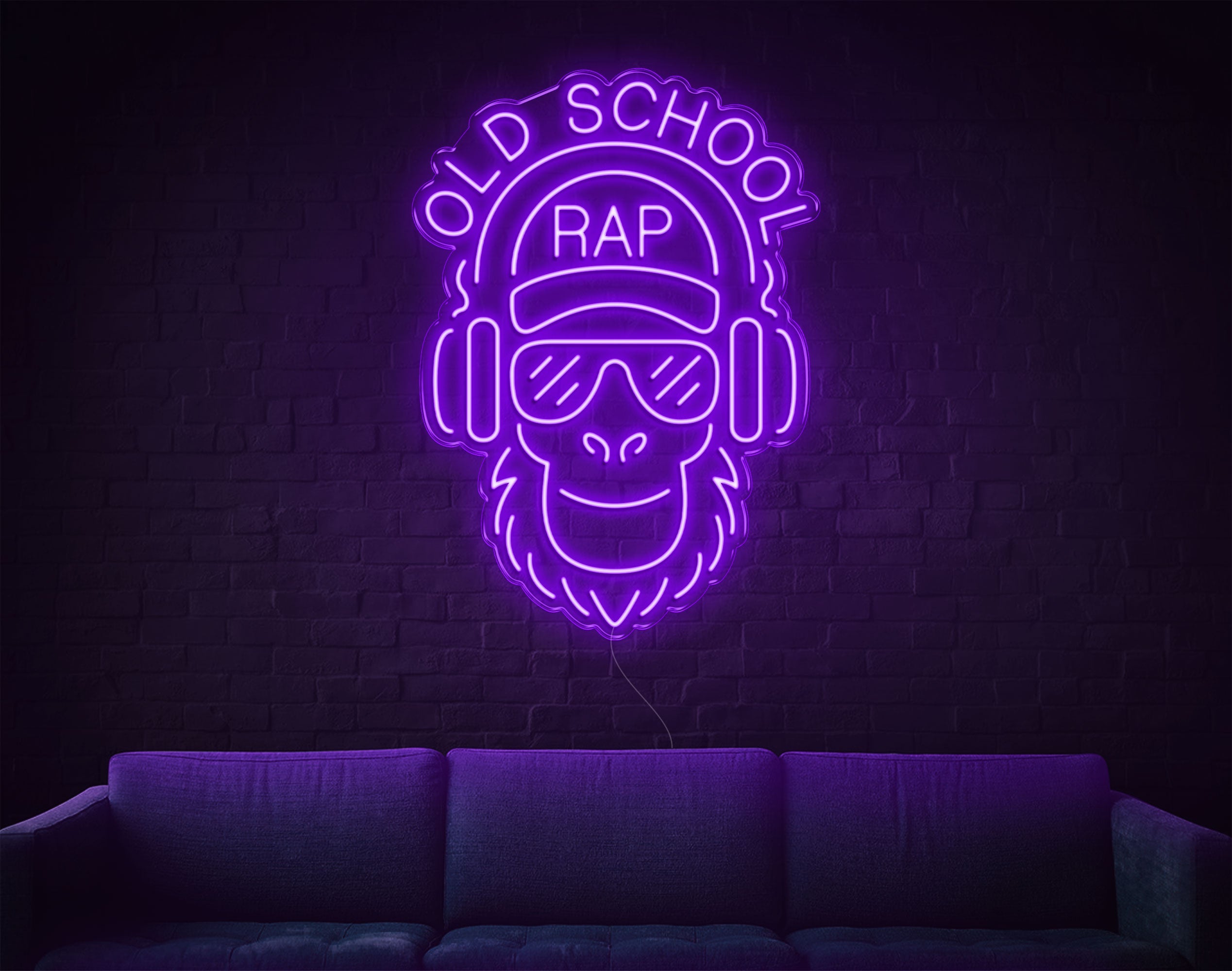 Old School Rap LED Neon Sign