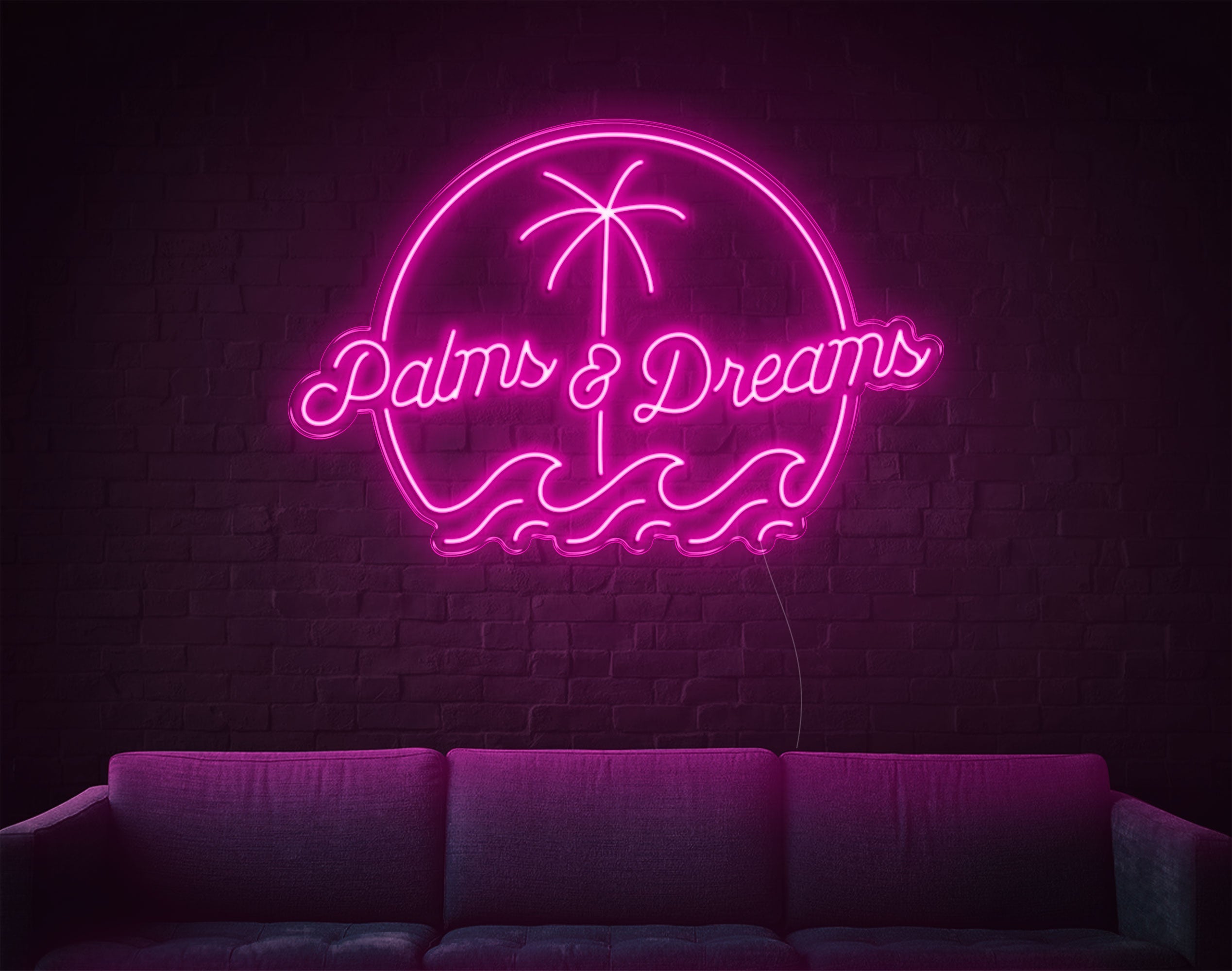 Palms And Dreams LED Neon Sign