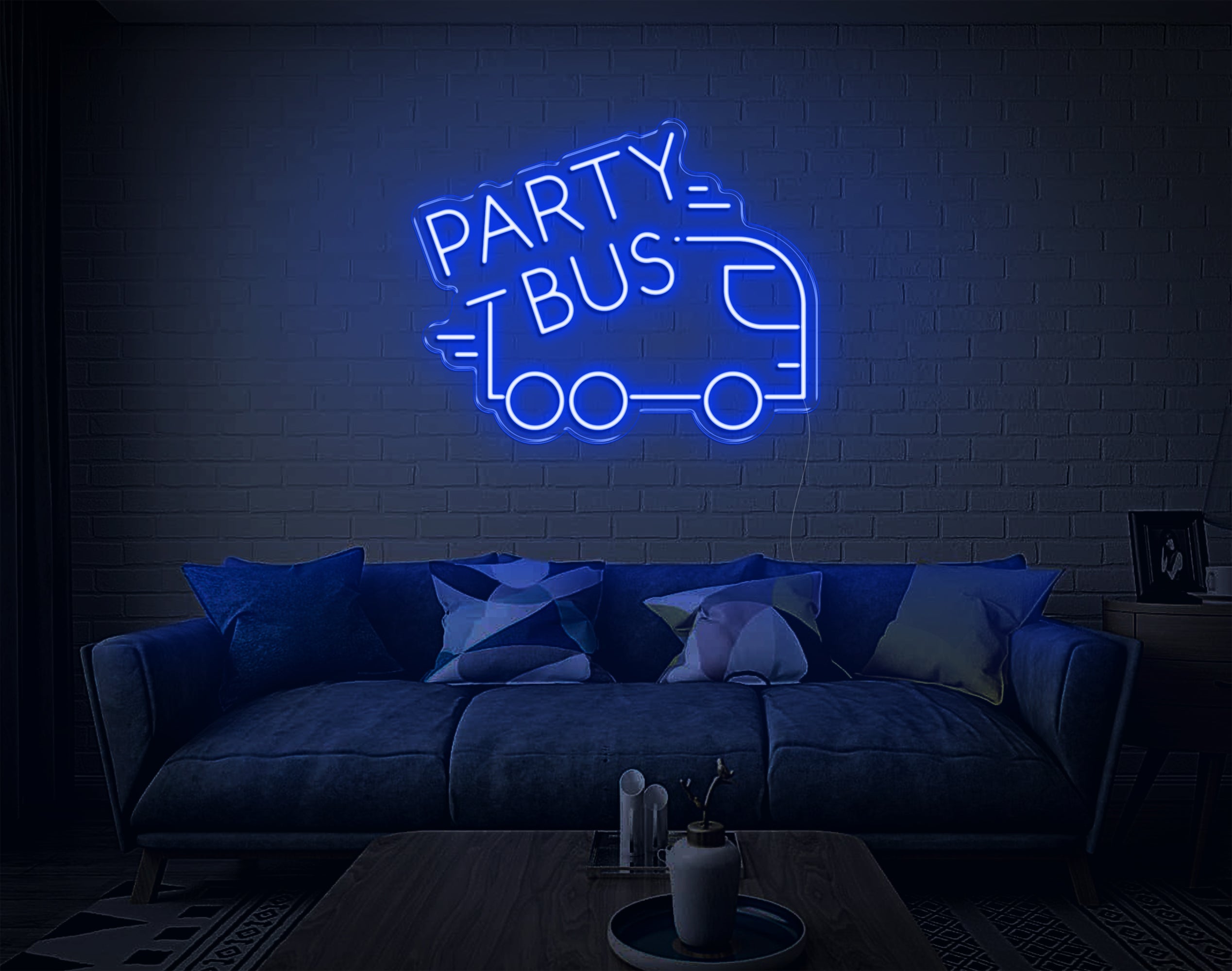 Party Bus LED Neon Sign