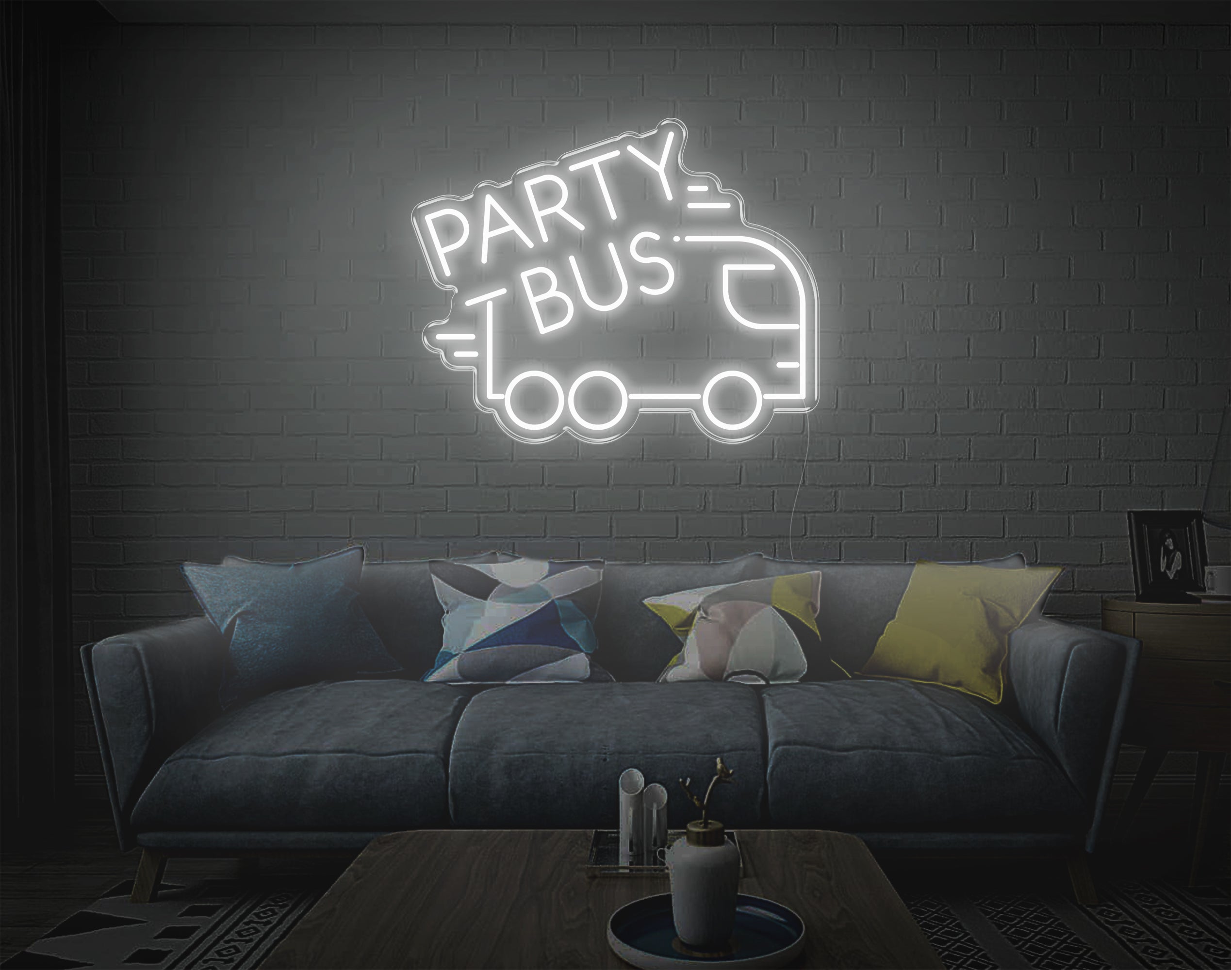 Party Bus LED Neon Sign