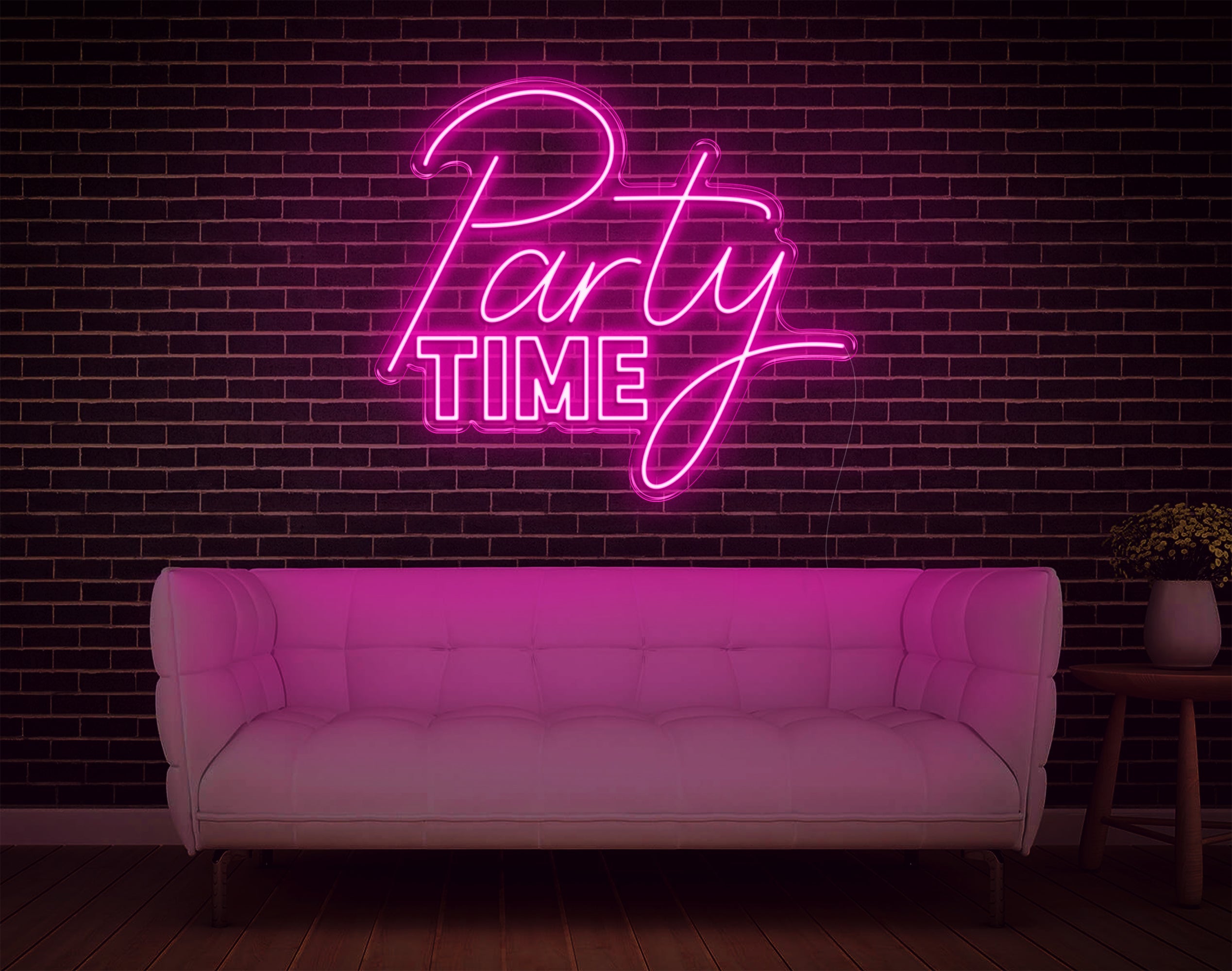 Party Time LED Neon Sign