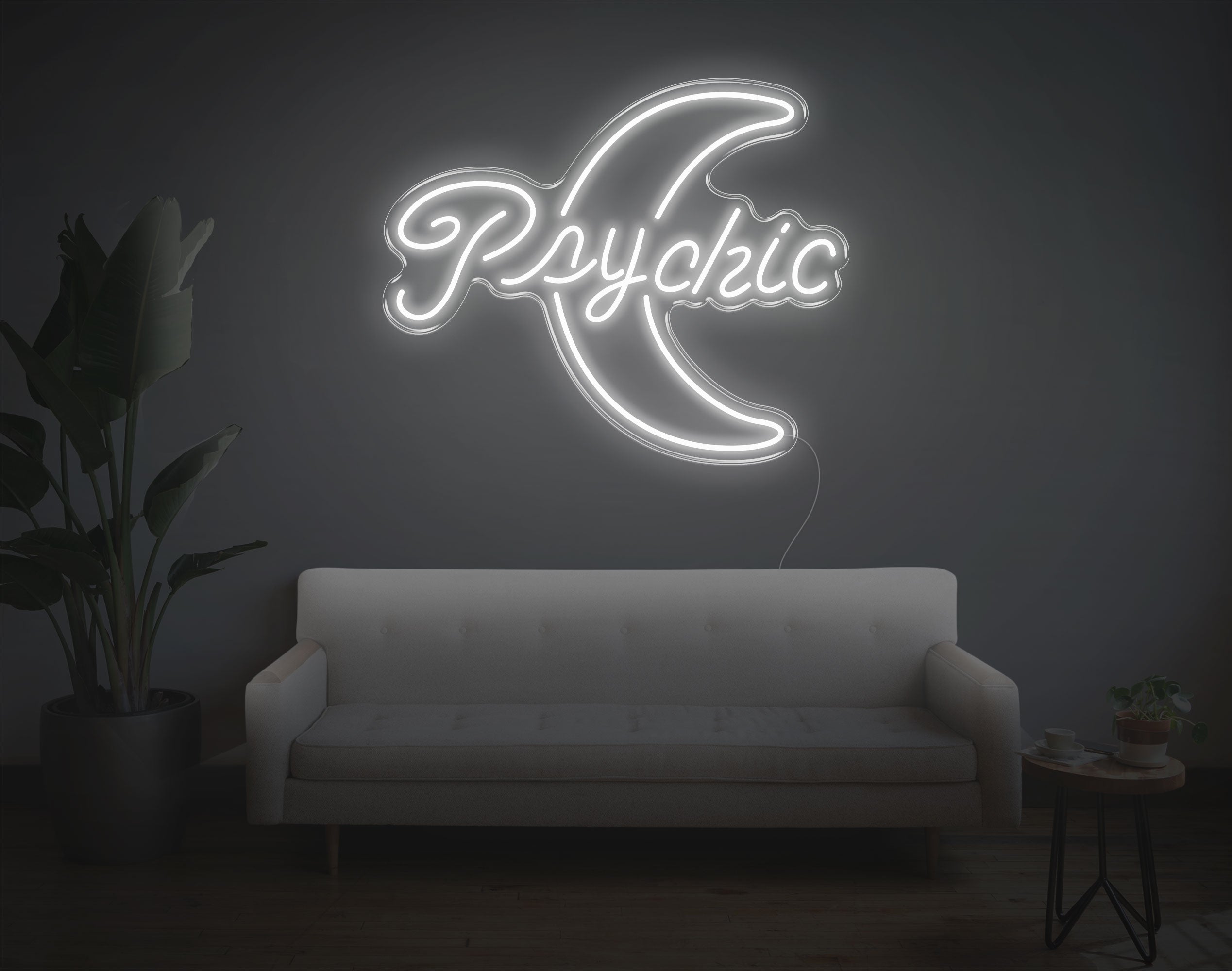 Psychic Moon LED Neon Sign