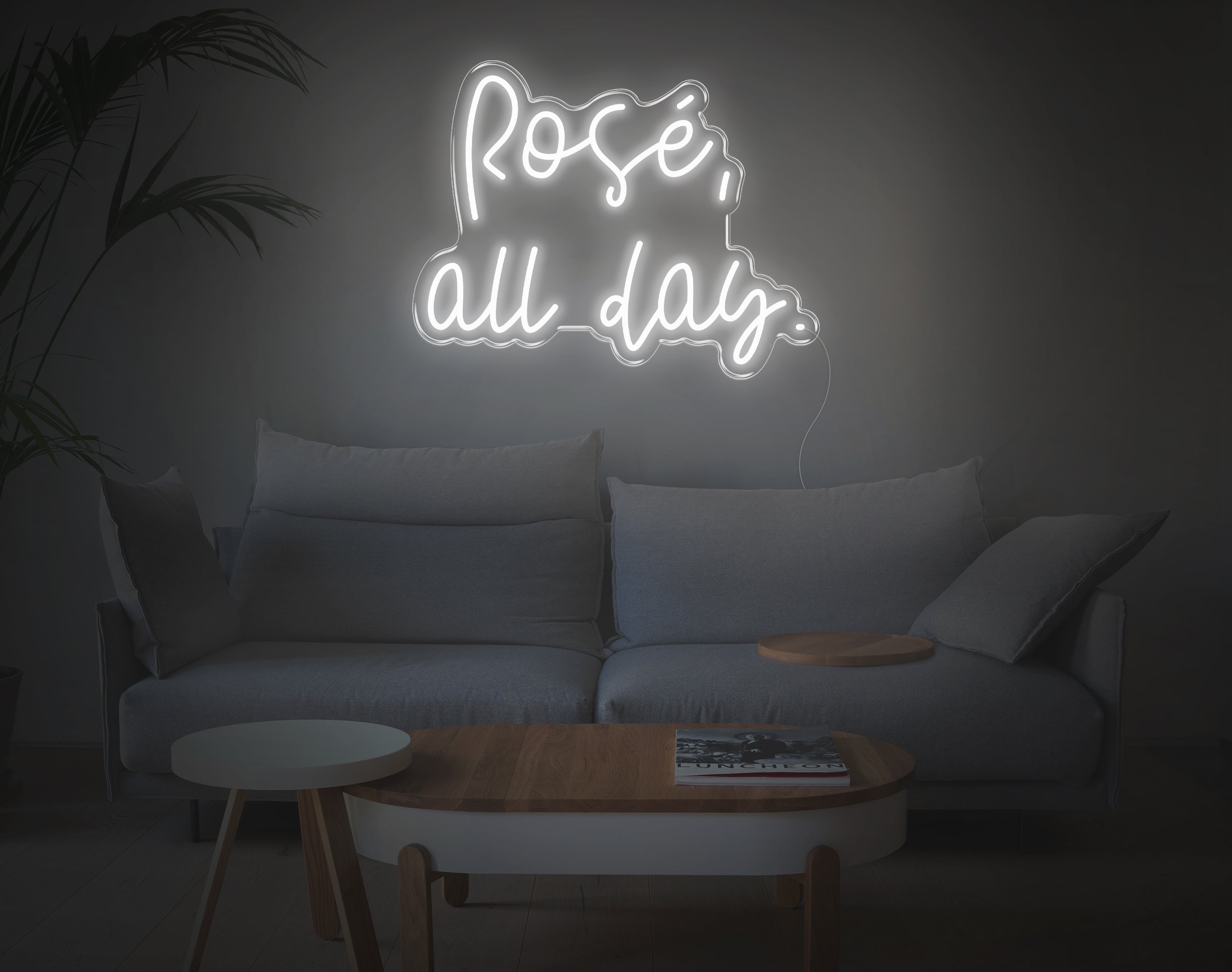 Rose All Day LED Neon Sign